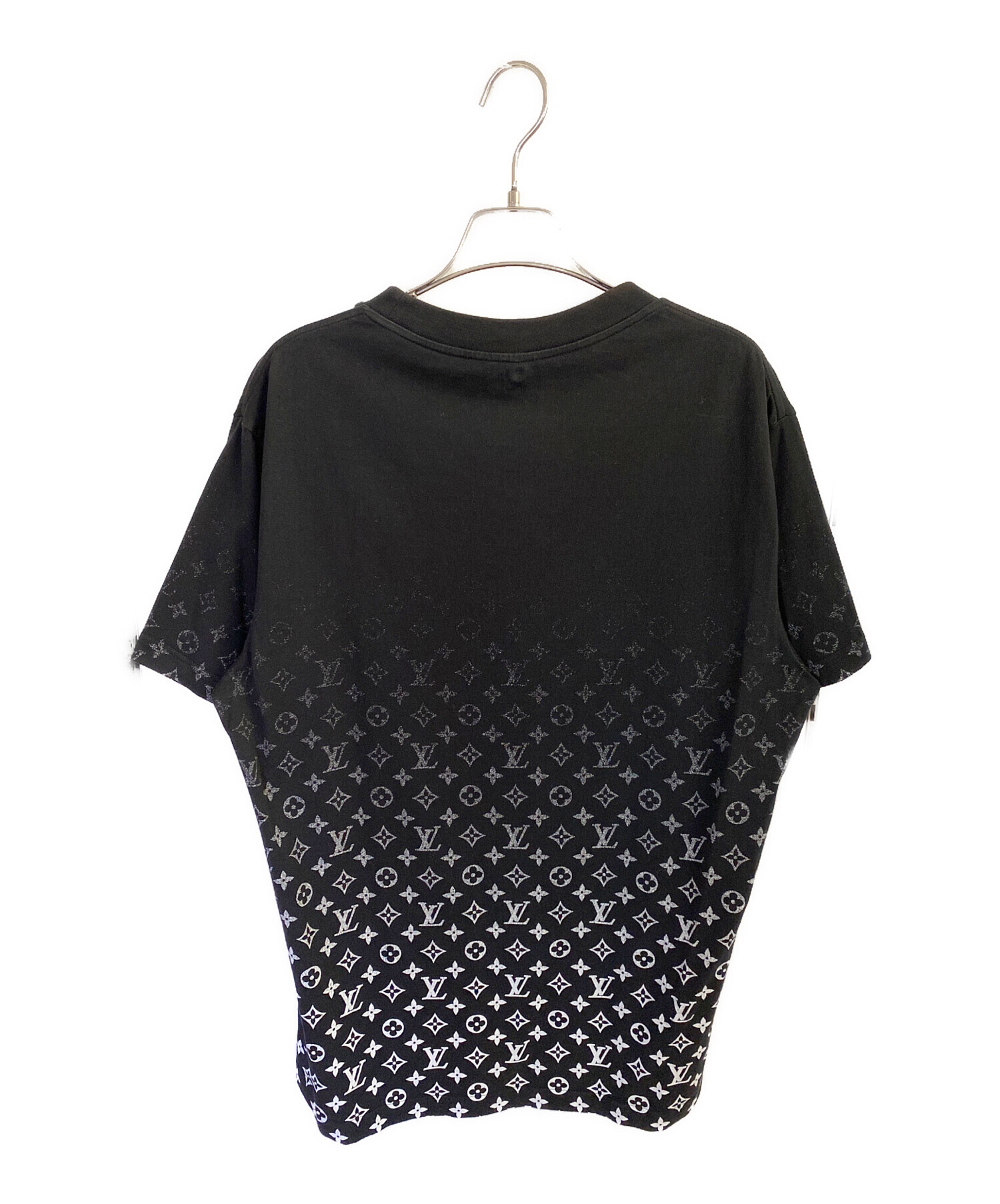 LOUIS VUITTON ルイヴィトン 半袖Ｔシャツ RM091S サイズL モノグラム グラフィティ ブラック ホワイト 美品 中古 4c071018 LOUIS VUITTON - LOUIS VUITTON ルイヴィトン 半袖Tシャツ RM091S