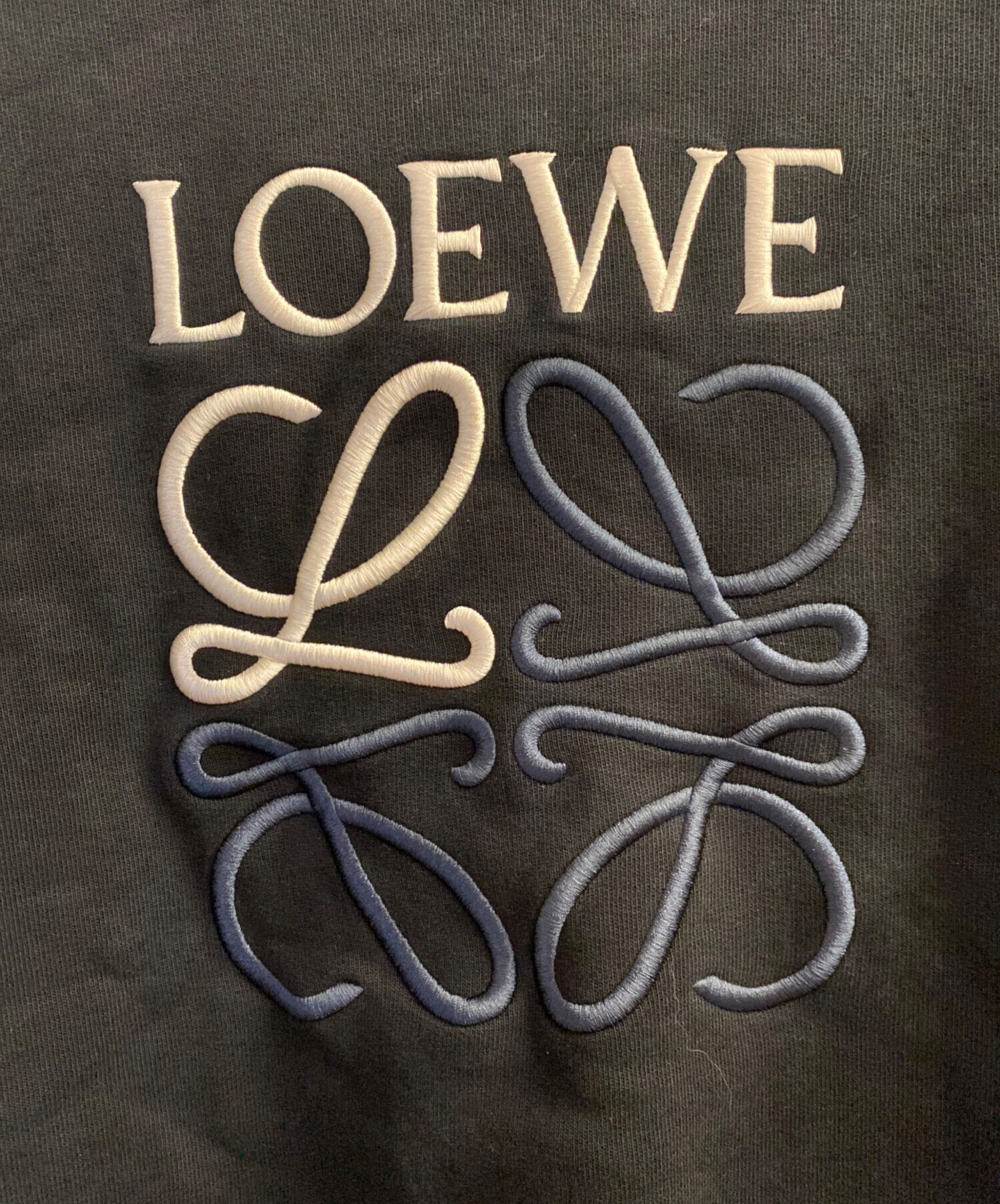 中古・古着通販】LOEWE (ロエベ) アナグラムロゴスウェット ブラック