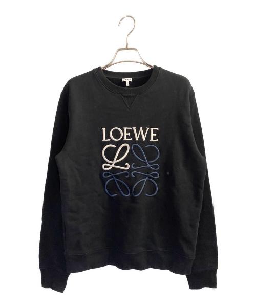 中古・古着通販】LOEWE (ロエベ) アナグラムロゴスウェット ブラック 中古・古着通販】LOEWE (ロエベ) アナグラムロゴスウェット ブラック