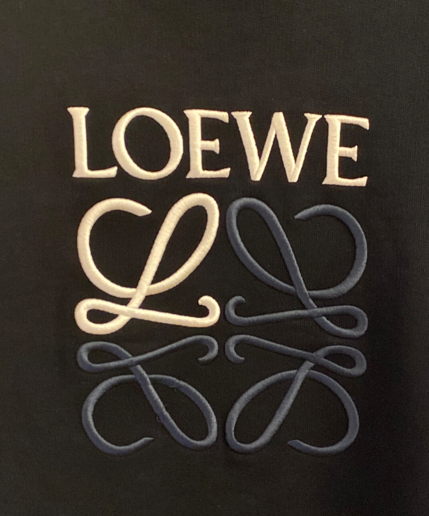 中古・古着通販】LOEWE (ロエベ) アナグラムロゴスウェット ブラック