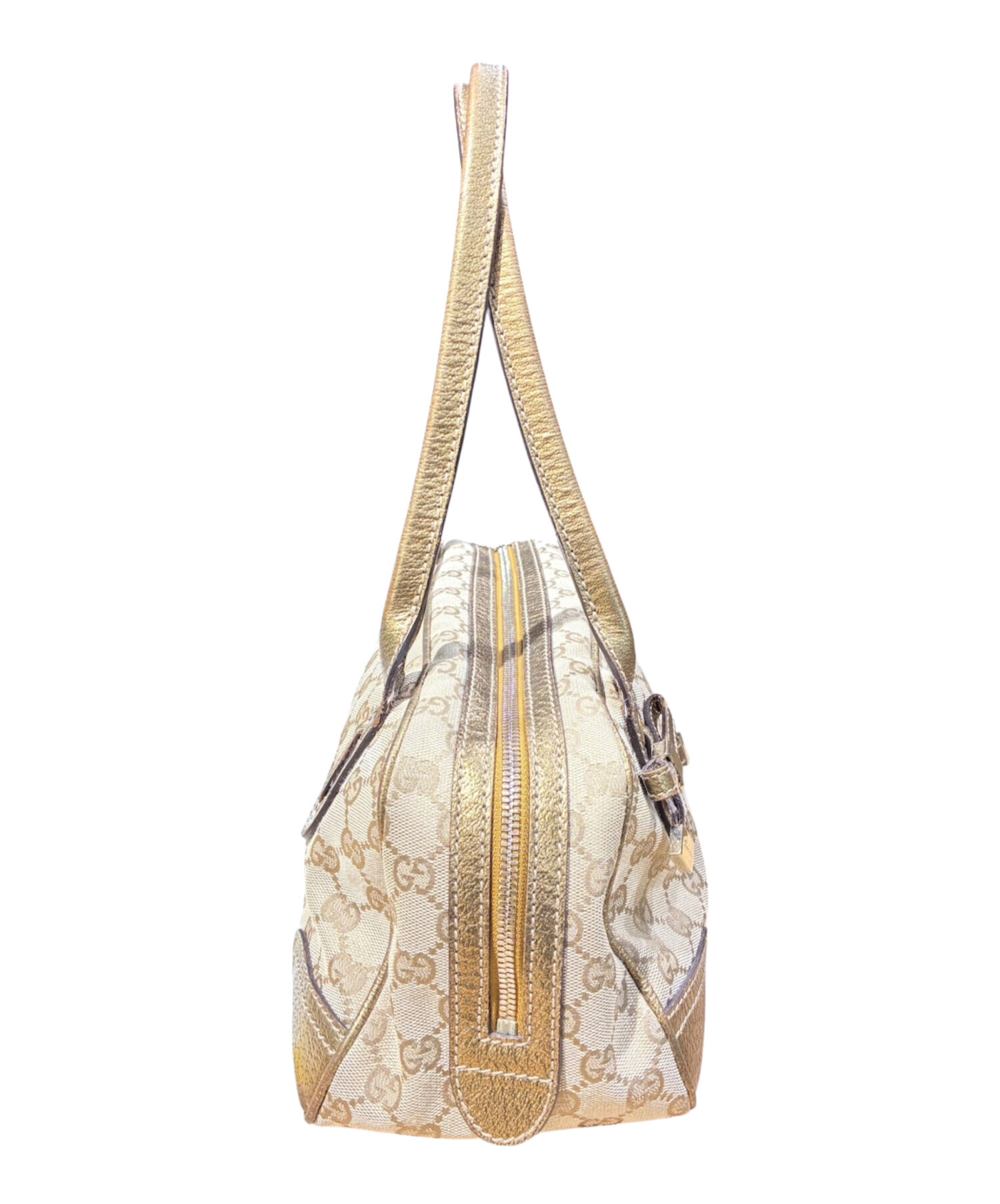 ✨GUCCI✨グッチ　プリンシー　グッチシマ　GG柄　ミニボストンバッグ 中古・古着通販】GUCCI (グッチ) プリンシーミニボストンバッグ