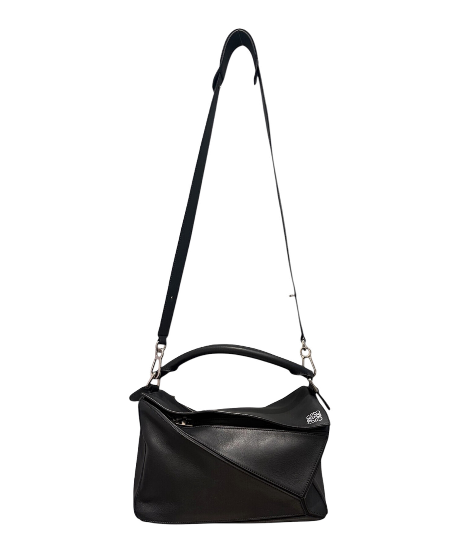 中古・古着通販】LOEWE (ロエベ) パズルバッグ ミディアム ブラック