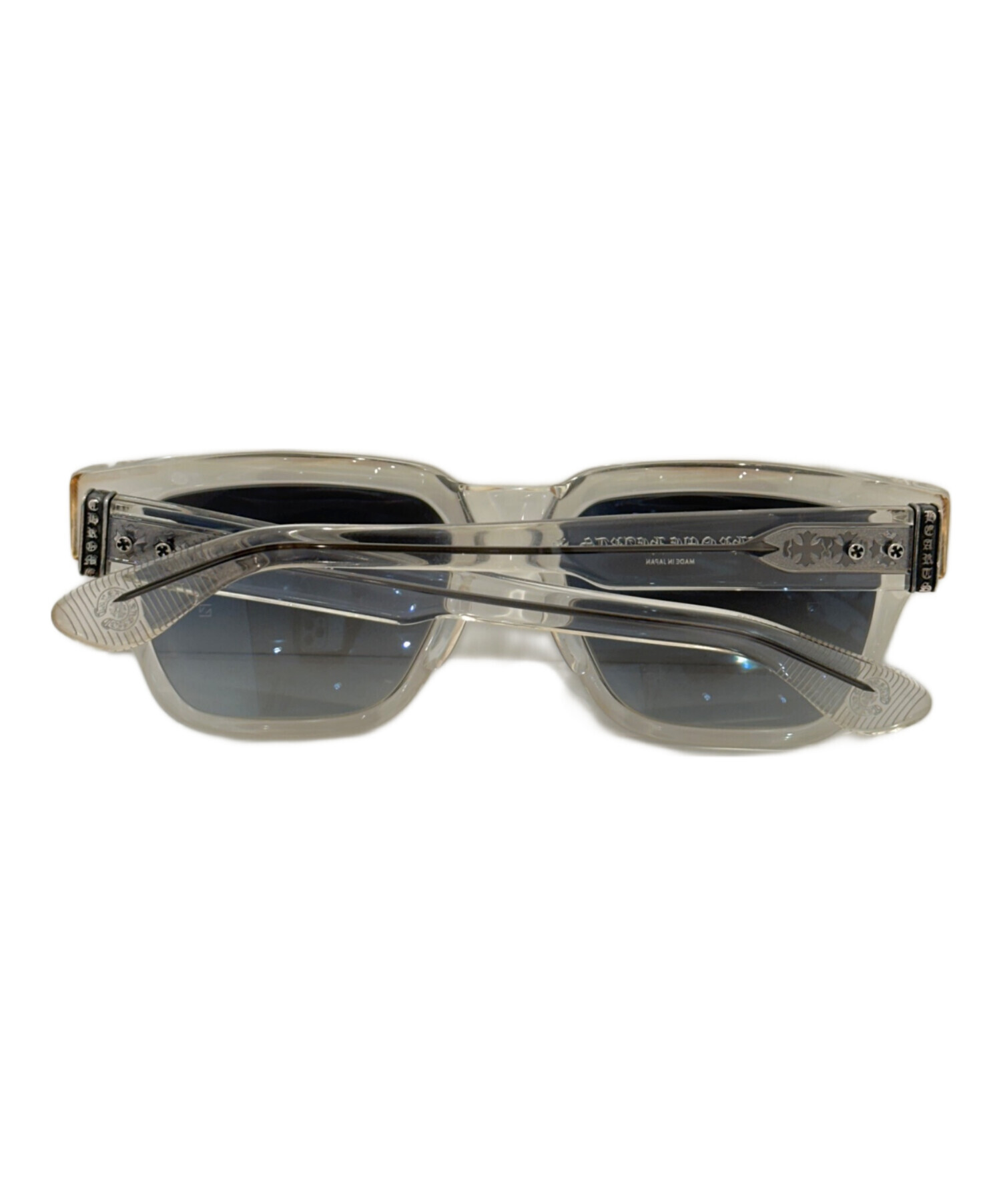 【中古】 CHROME HEARTS クロムハーツ FLUID SV925 フィリグリークロス 眼鏡 サングラス メンズ レディース 26005184 AO 中古・古着通販】CHROME HEARTS (クロムハーツ) サングラス クリア