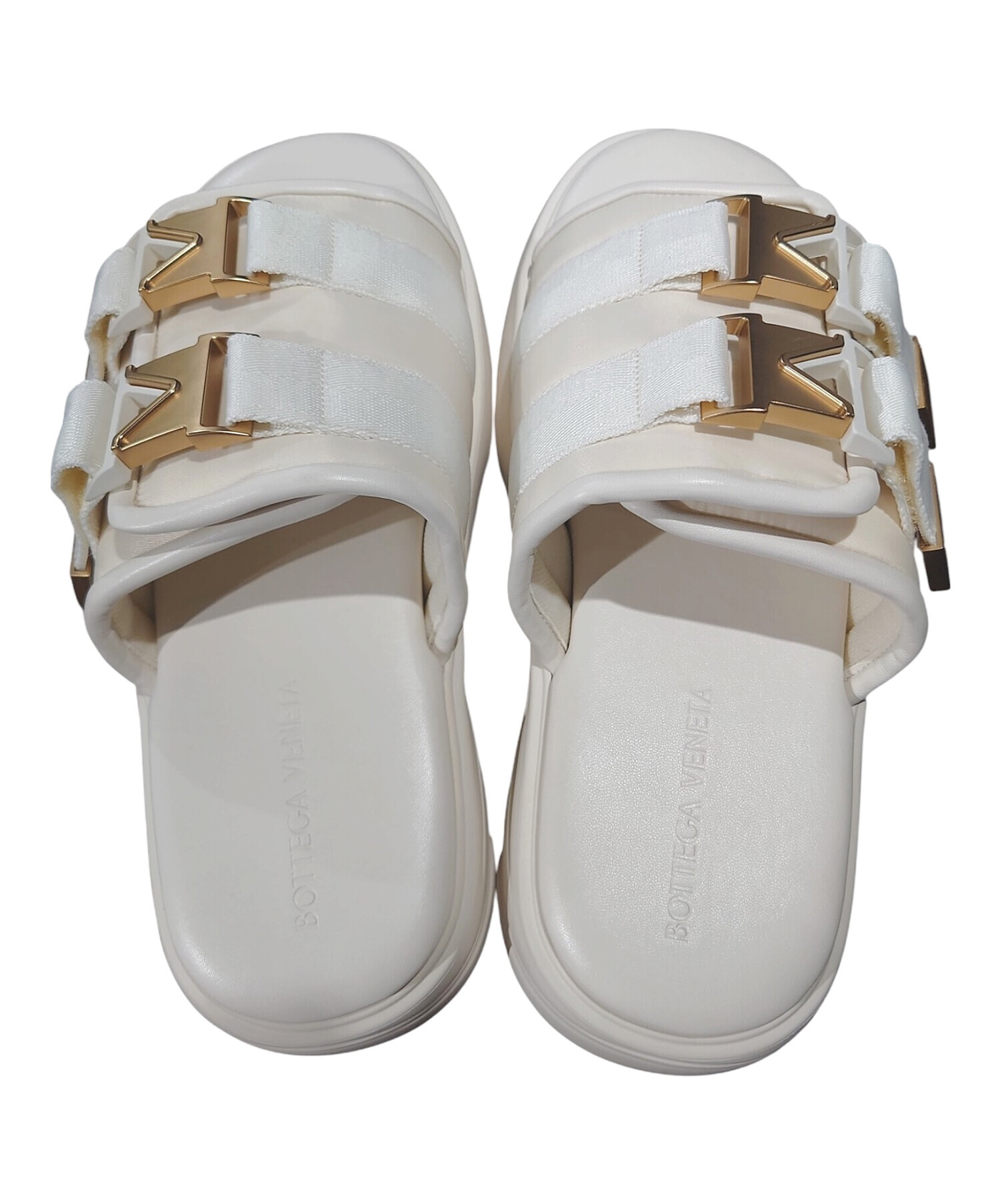 中古・古着通販】BOTTEGA VENETA (ボッテガベネタ) サンダル ベージュ