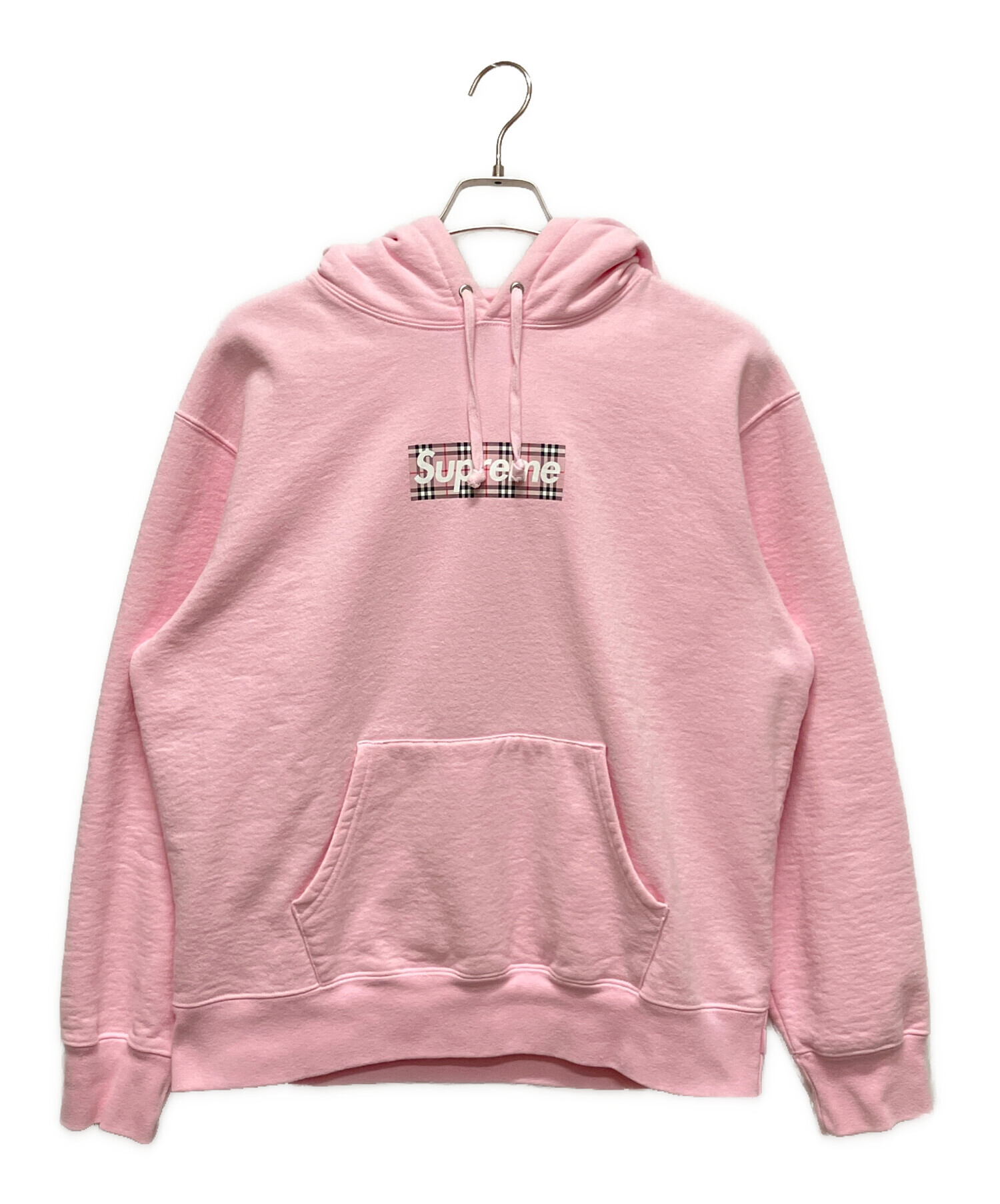 Burberry x Supreme ピンクパーカー 中古・古着通販】SUPREME (シュプリーム) BURBERRY (バーバリー) Box