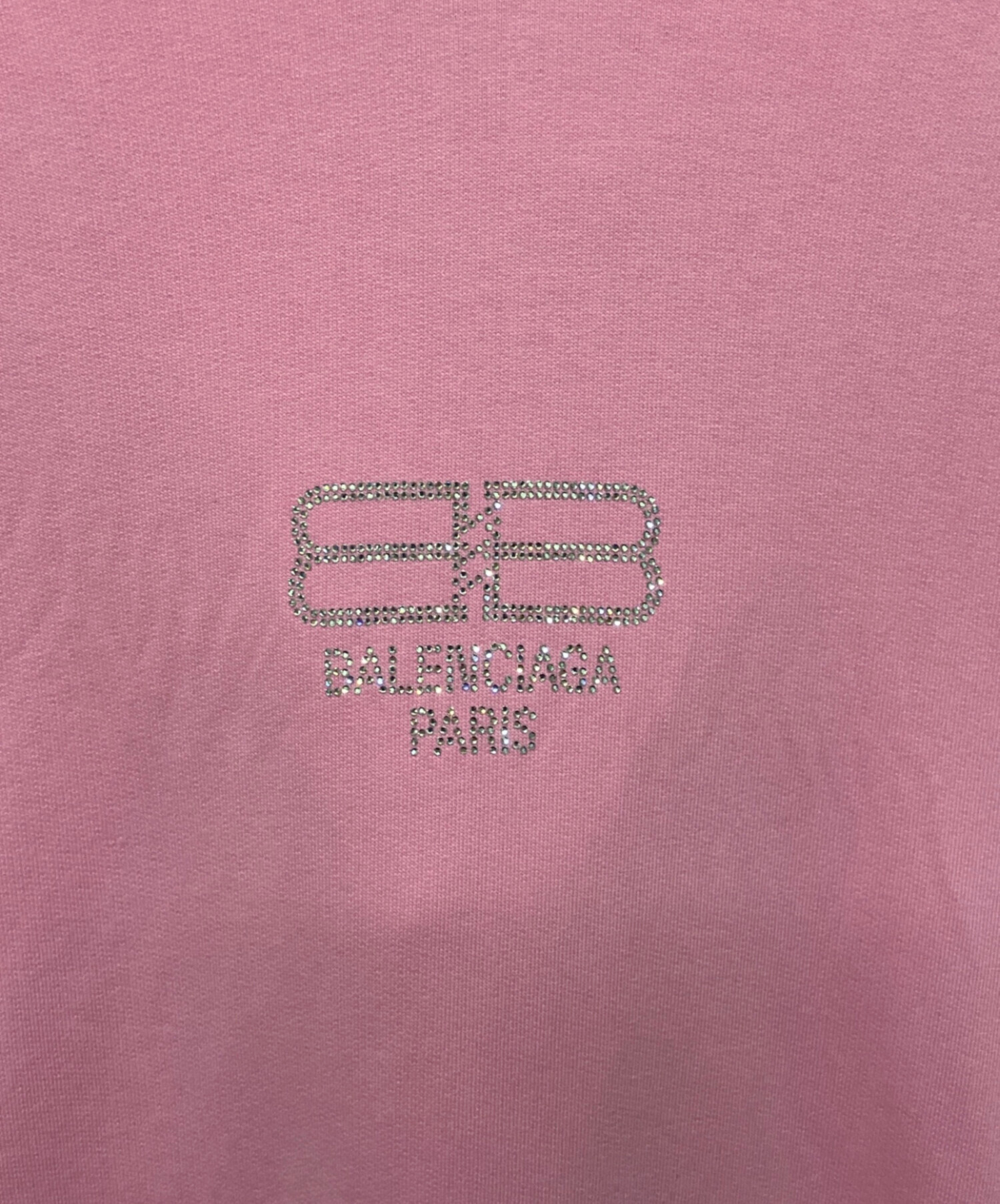 中古・古着通販】BALENCIAGA (バレンシアガ) BBロゴパーカー ピンク