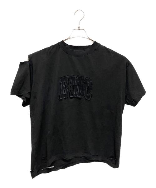 3*9様 BALENCIAGA ホワイト Tシャツ ダメージ加工 Balenciaga White DIY Metal T-Shirt Balenciaga