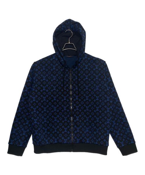 や*ん様 Louis Vuitton 黒 フルジッパーパーカー 中古・古着通販】LOUIS VUITTON (ルイ ヴィトン) モノグラムジップ
