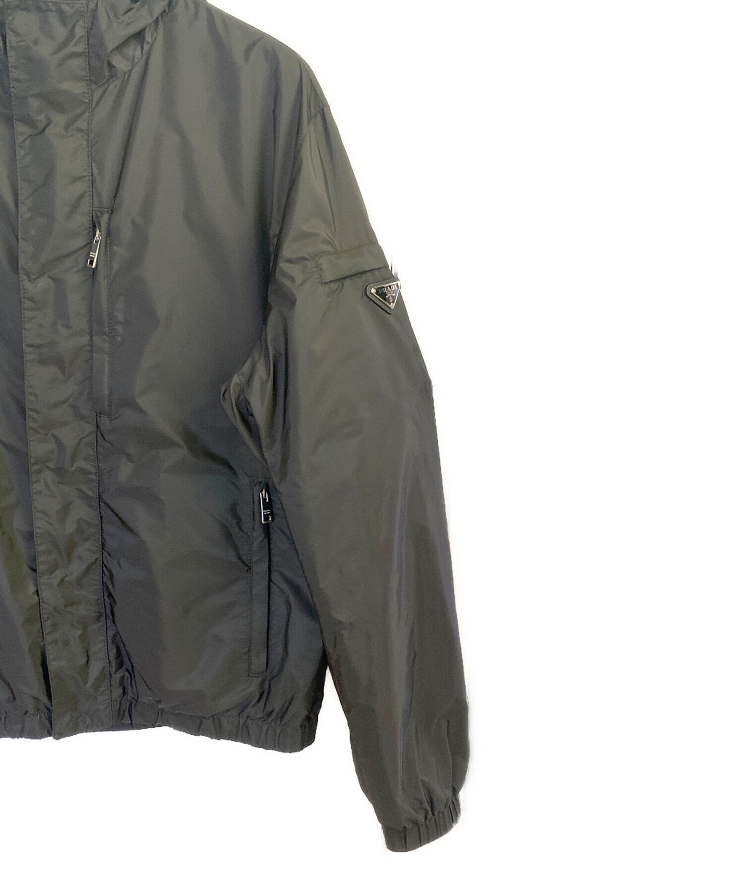 中古・古着通販】PRADA (プラダ) ロゴプレートナイロンジャケット