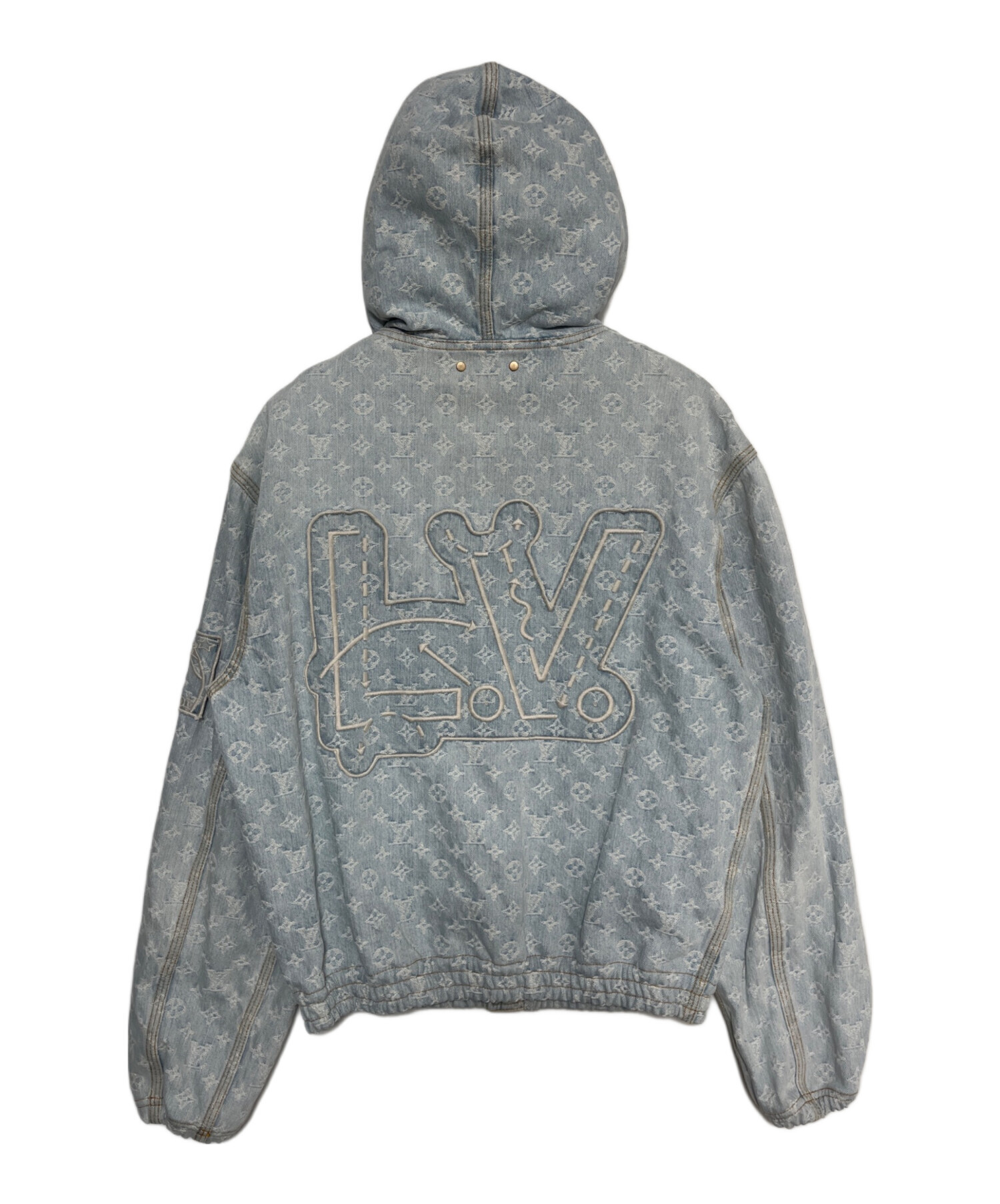 【–(:)】Louis Vuitton × NBA デニムジャケット 中古・古着通販】LOUIS VUITTON (ルイ ヴィトン) NBA (エヌビーエー