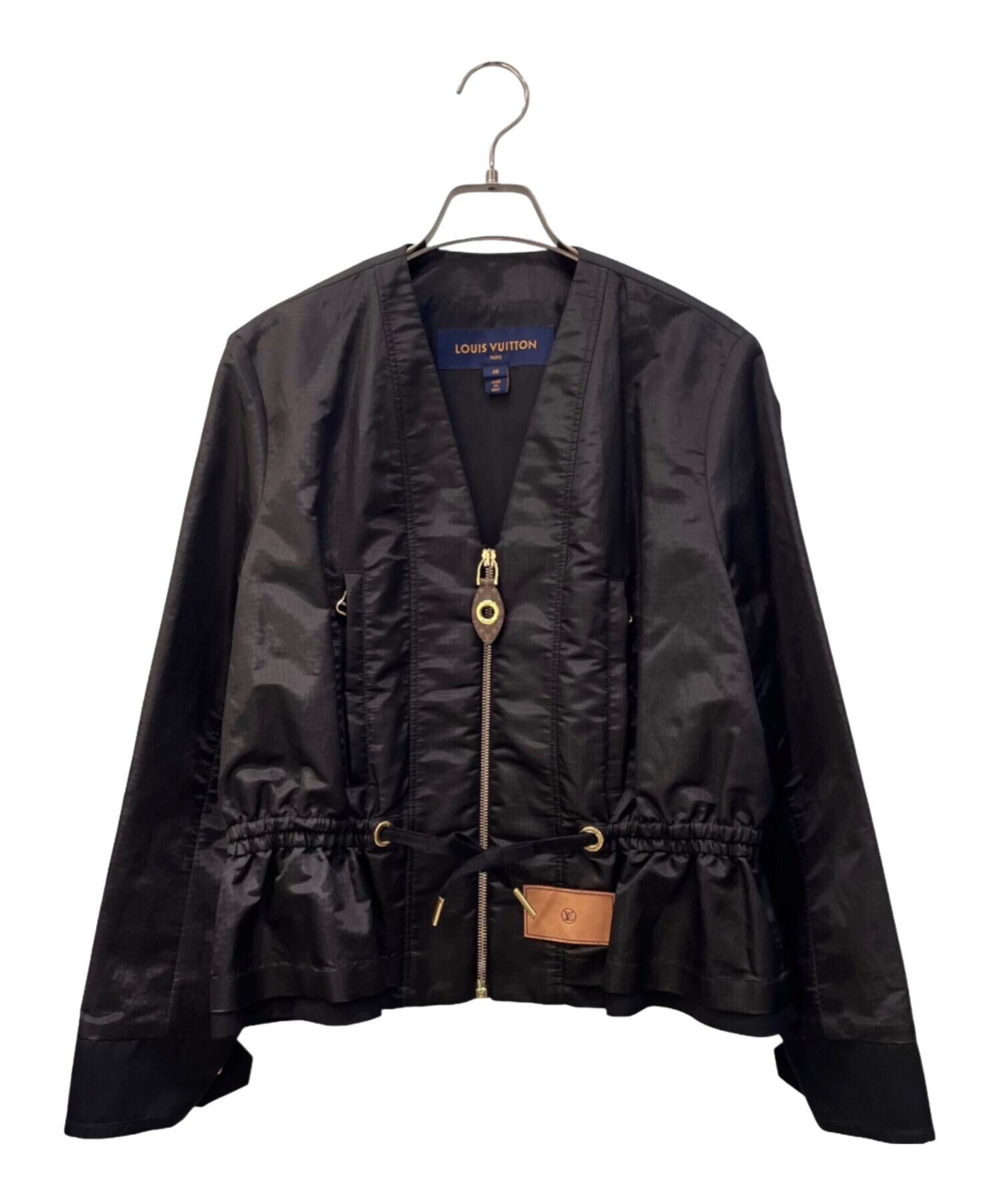 【専用】Louis Vuitton ブラック ジャケット 中古・古着通販】LOUIS VUITTON (ルイ ヴィトン) ペプラムウエスト