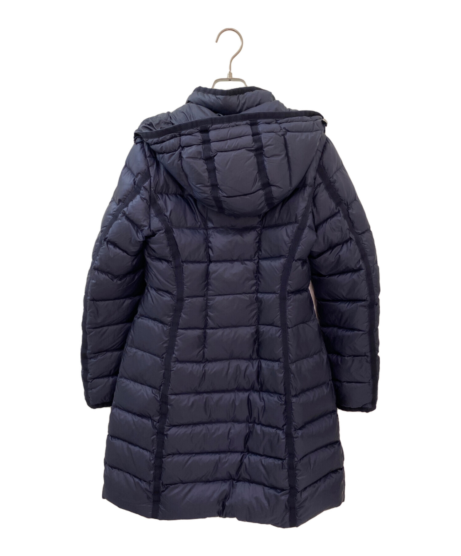 中古★モンクレール★HERMINE ロングダウンコート ネイビー サイズ4 美品 中古・古着通販】MONCLER (モンクレール) HERMINE/ダウンコート