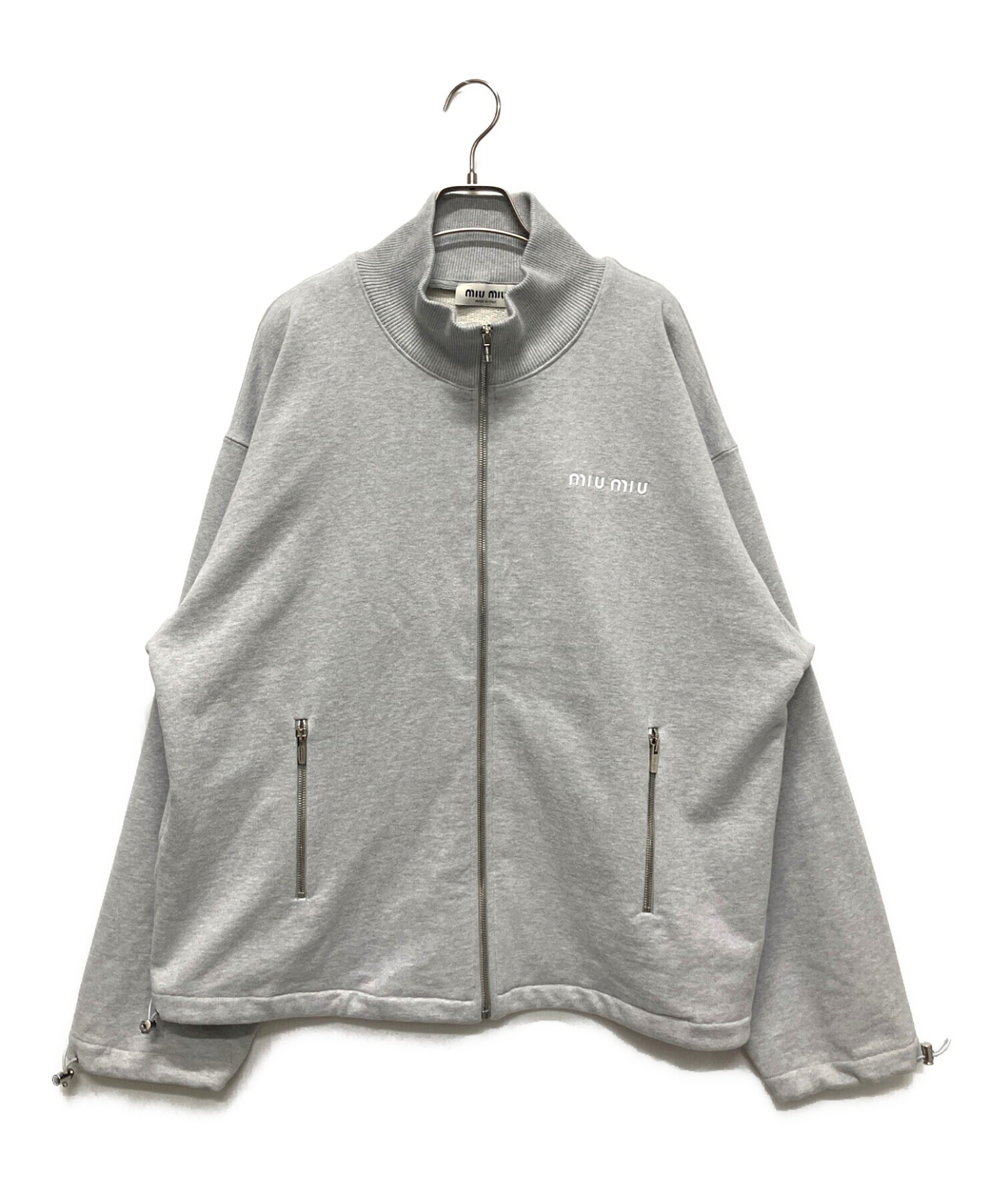 中古・古着通販】MIU MIU (ミュウミュウ) Logo Embroidery Zip Up