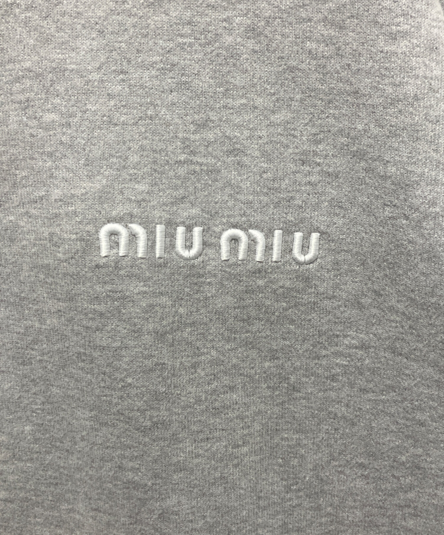 中古・古着通販】MIU MIU (ミュウミュウ) Logo Embroidery Zip Up