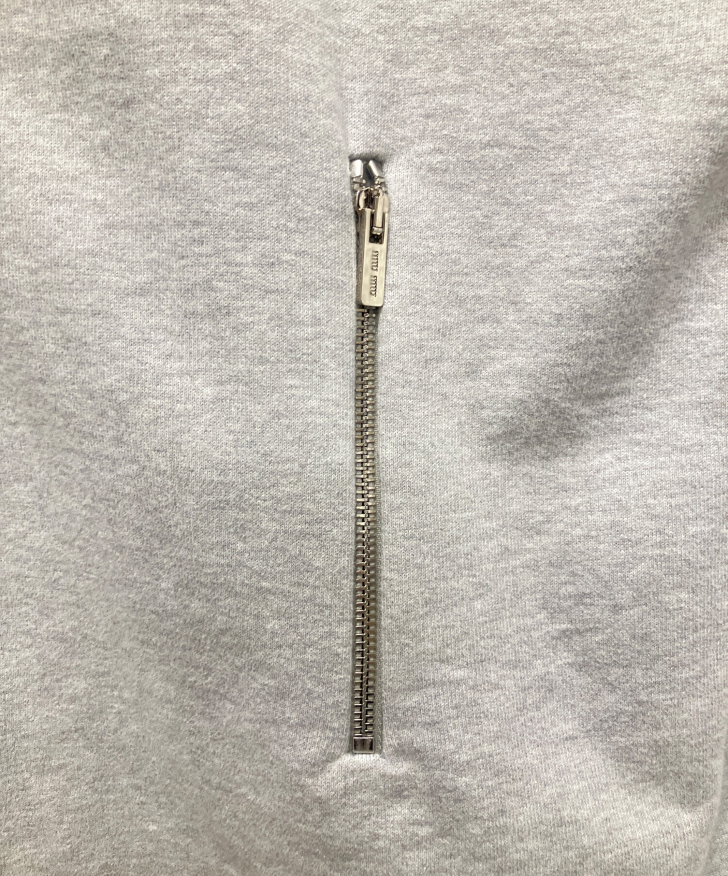 中古・古着通販】MIU MIU (ミュウミュウ) Logo Embroidery Zip Up