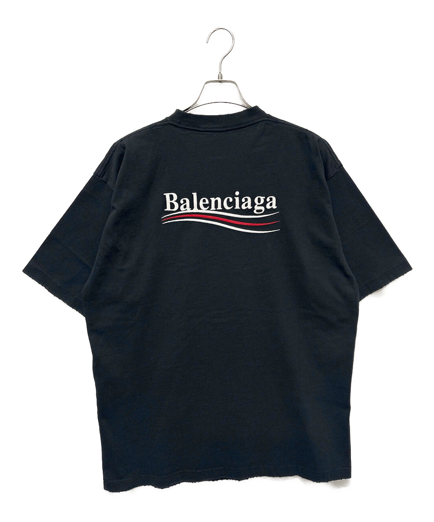 中古・古着通販】BALENCIAGA (バレンシアガ) キャンペーンロゴTシャツ