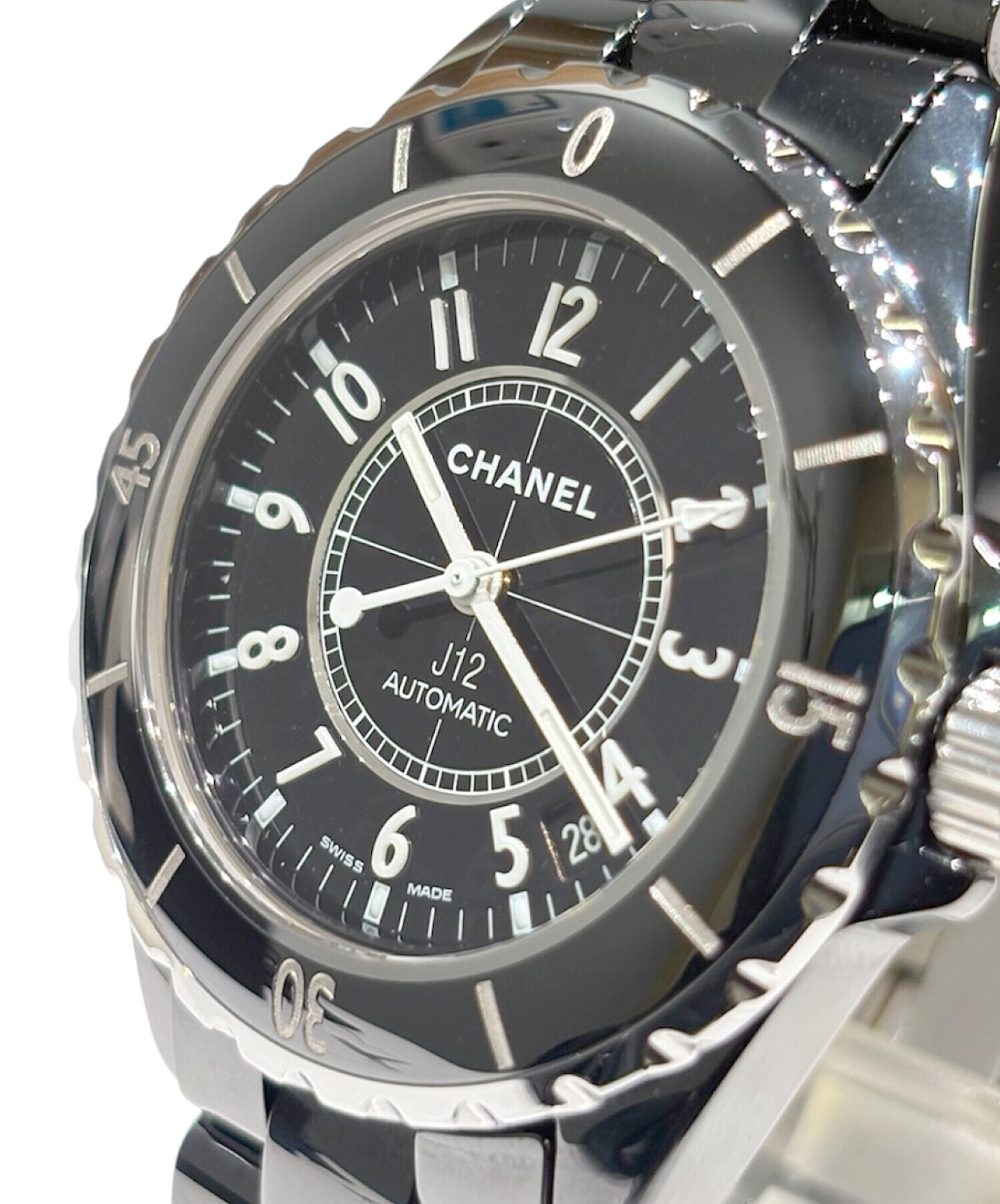 中古・古着通販】CHANEL (シャネル) 腕時計/J12/H0685/黒文字盤/自動