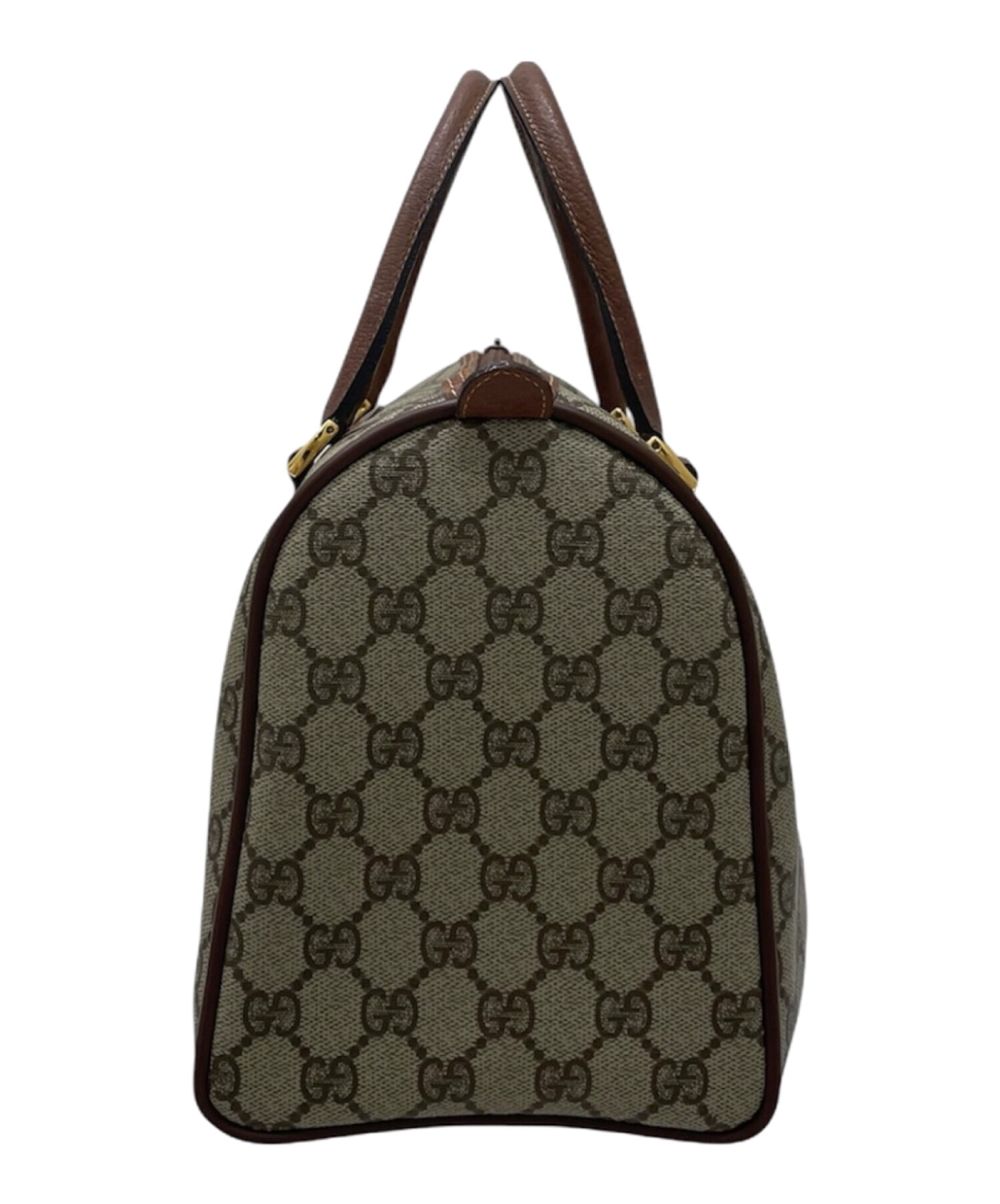 中古・古着通販】GUCCI (グッチ) GG ミニボストンバッグ ベージュ