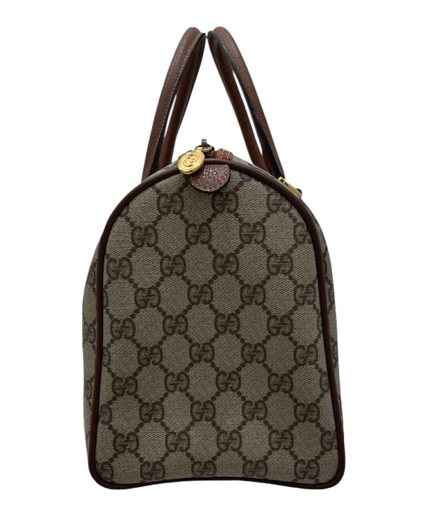 中古・古着通販】GUCCI (グッチ) GG ミニボストンバッグ ベージュ