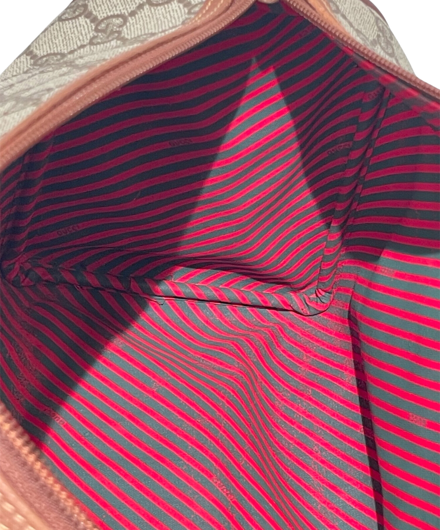 中古・古着通販】GUCCI (グッチ) GG ミニボストンバッグ ベージュ