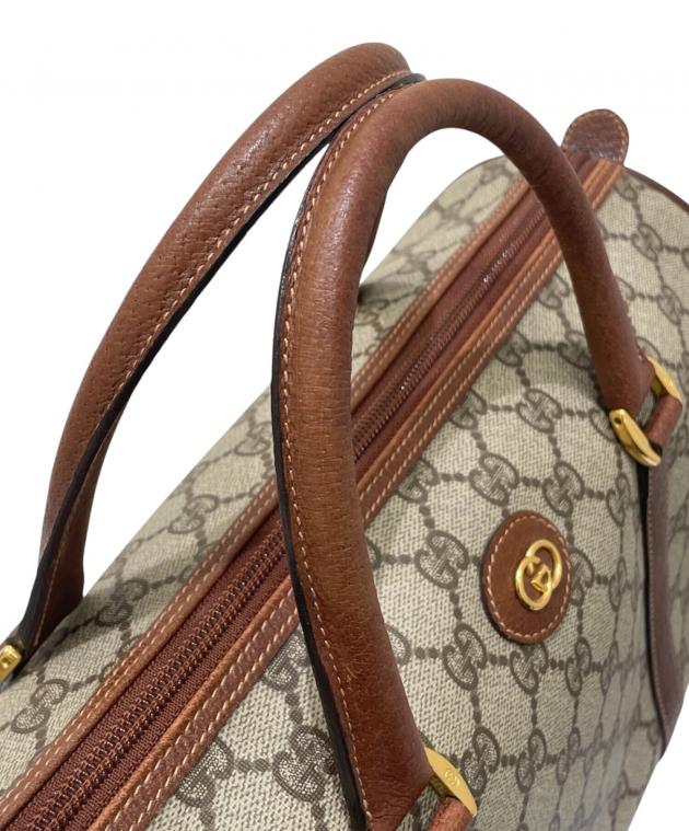 中古・古着通販】GUCCI (グッチ) GG ミニボストンバッグ ベージュ