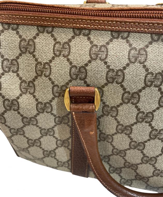 中古・古着通販】GUCCI (グッチ) GG ミニボストンバッグ ベージュ