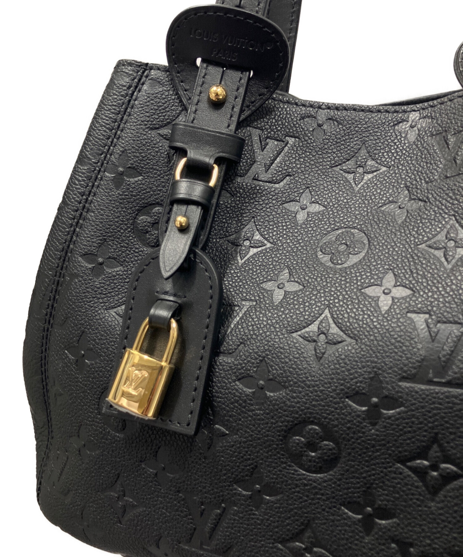 Louis ~Vuitton2way ミニトートバッグ PMサイズ ブラック*~ 中古・古着通販】LOUIS VUITTON (ルイ ヴィトン) オールインワンPM