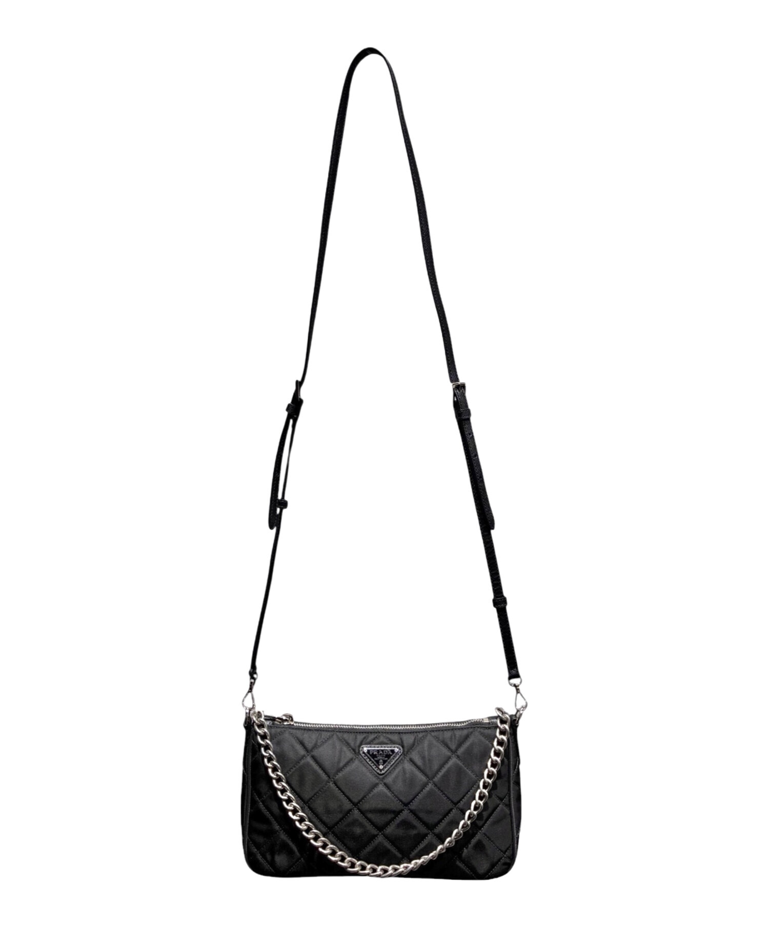 中古・古着通販】PRADA (プラダ) 2WAYショルダーバッグ ブラック