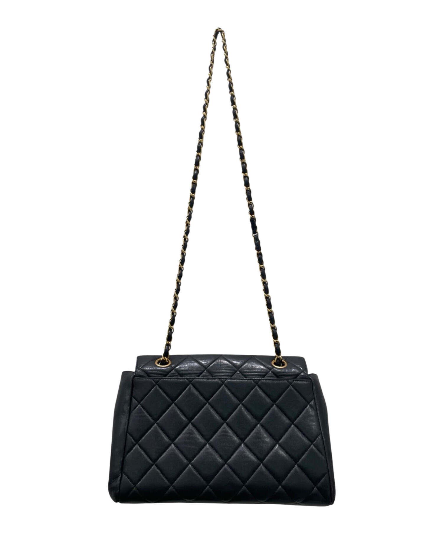 HILOCHANEL ブラック マトラッセ　ヴィンテージ　ショルダーバッグ 中古・古着通販】CHANEL (シャネル) マトラッセ/Vフラップチェーン