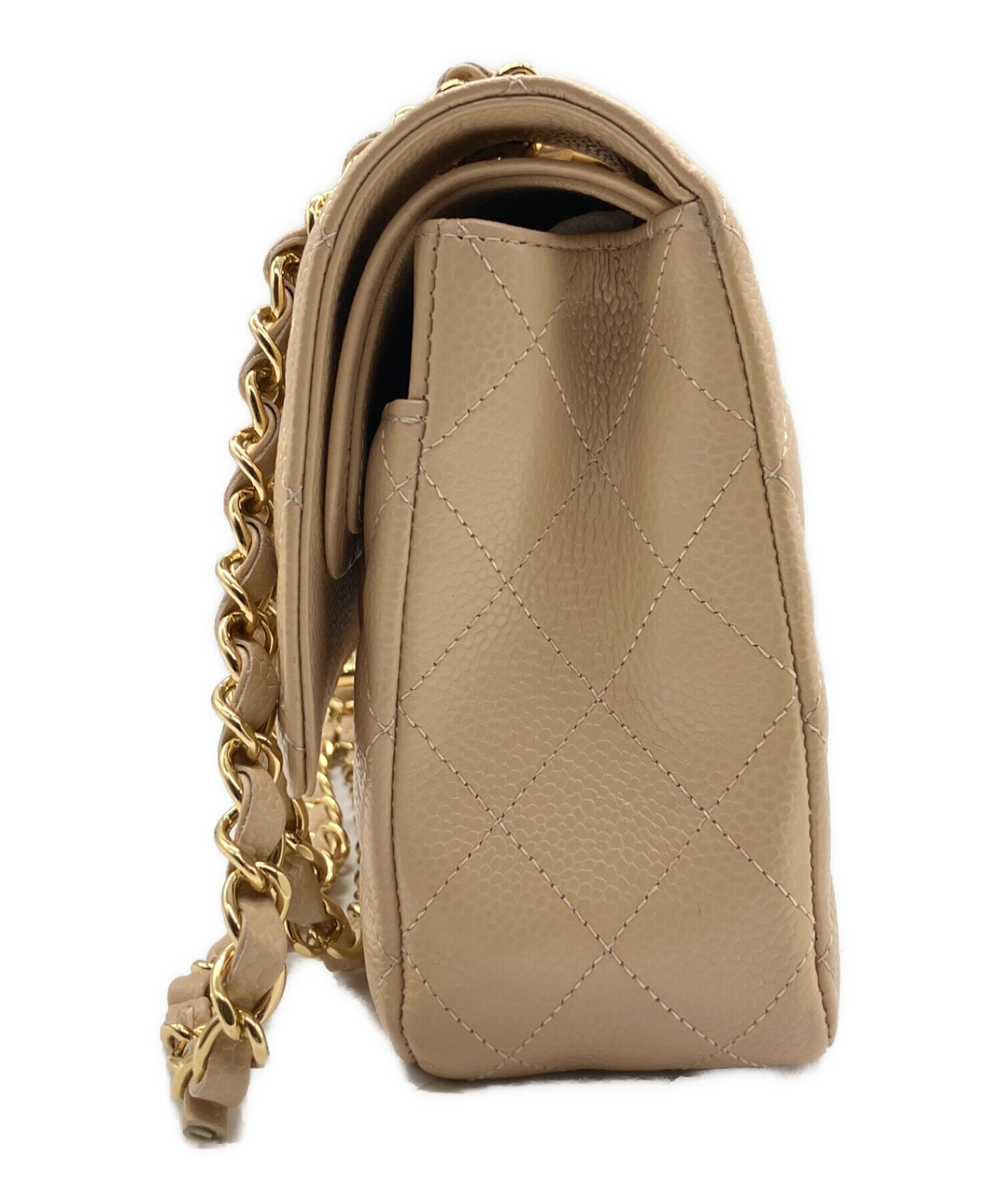 中古・古着通販】CHANEL (シャネル) Wフラップチェーンショルダー