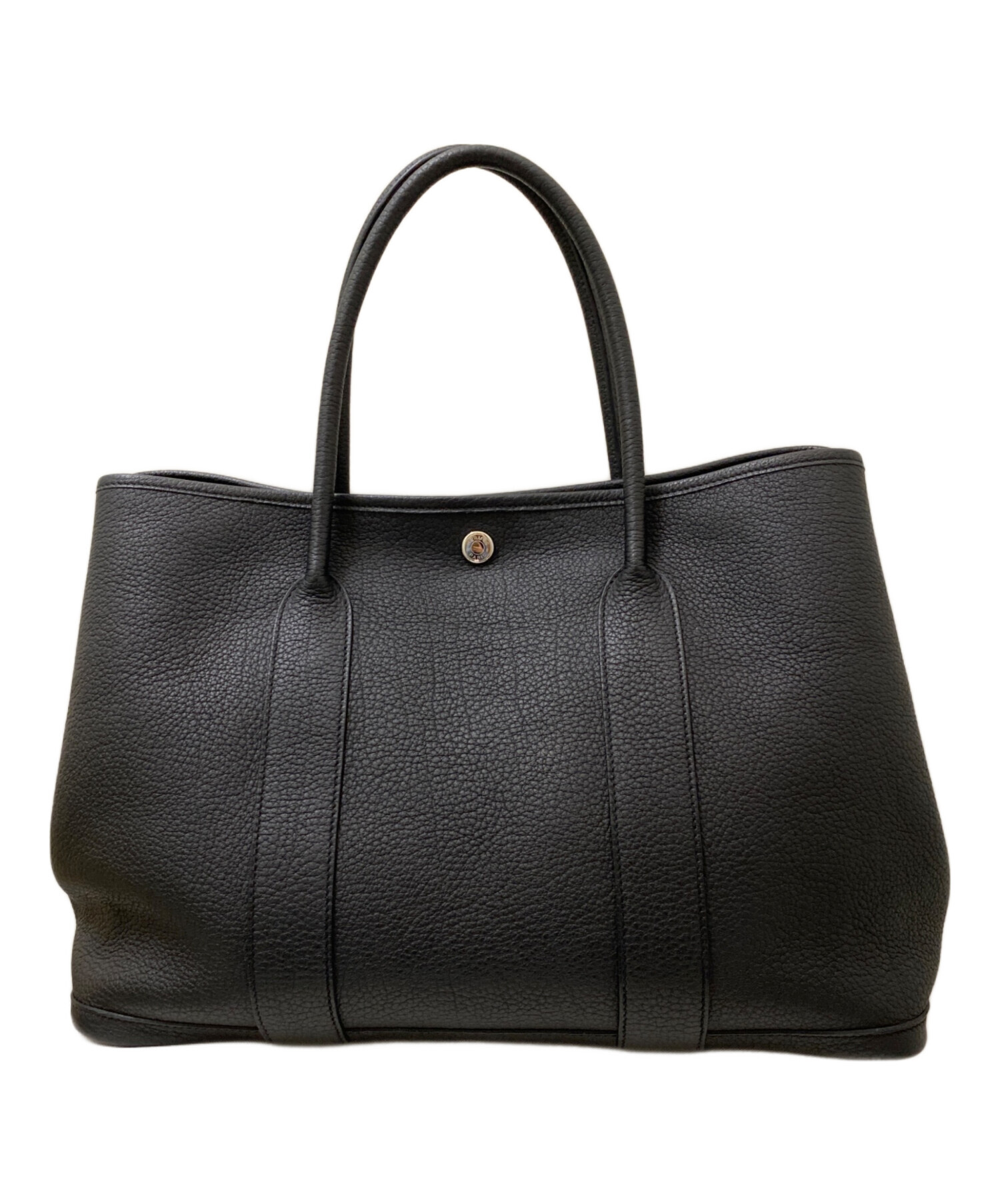 エルメス ガーデンパーティー PM ブラック 中古・古着通販】HERMES (エルメス) ガーデンパーティPM ブラック