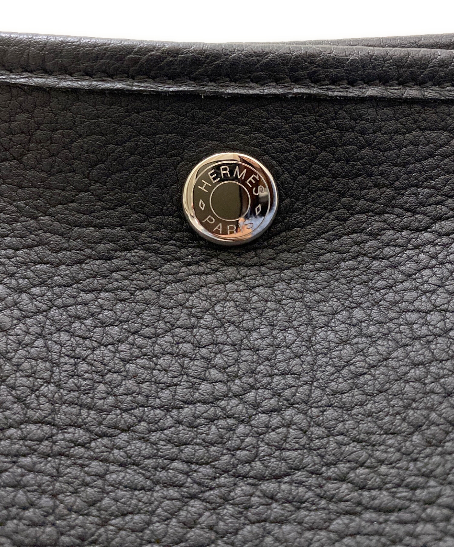 中古・古着通販】HERMES (エルメス) ガーデンパーティPM ブラック