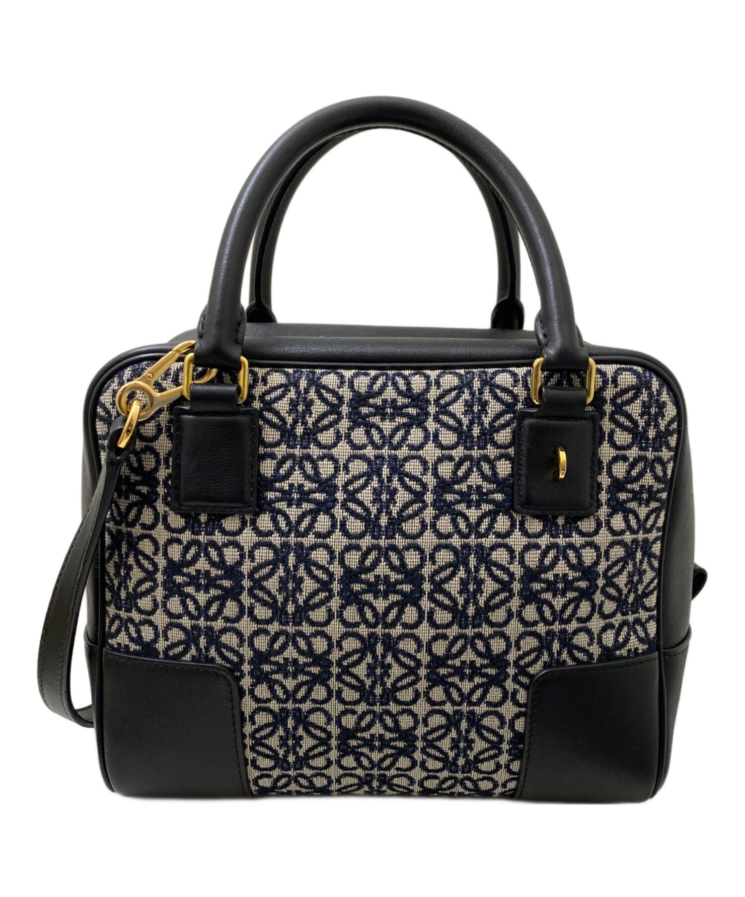 中古・古着通販】LOEWE (ロエベ) アマソナ19スクエア ネイビー サイズ
