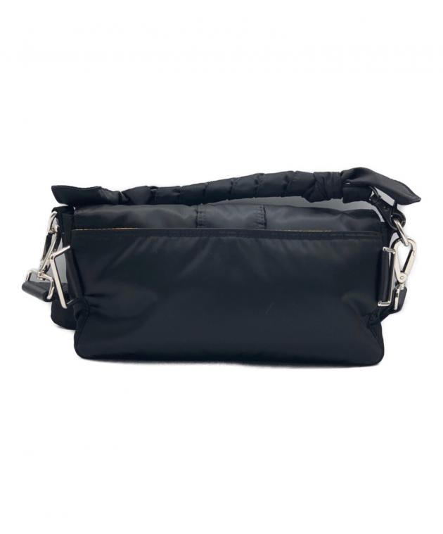 FENDI Porter コラボ ボディバッグ 黒 ナイロン 保存袋付き 中古・古着通販】FENDI (フェンディ) PORTER (ポーター) ナイロン