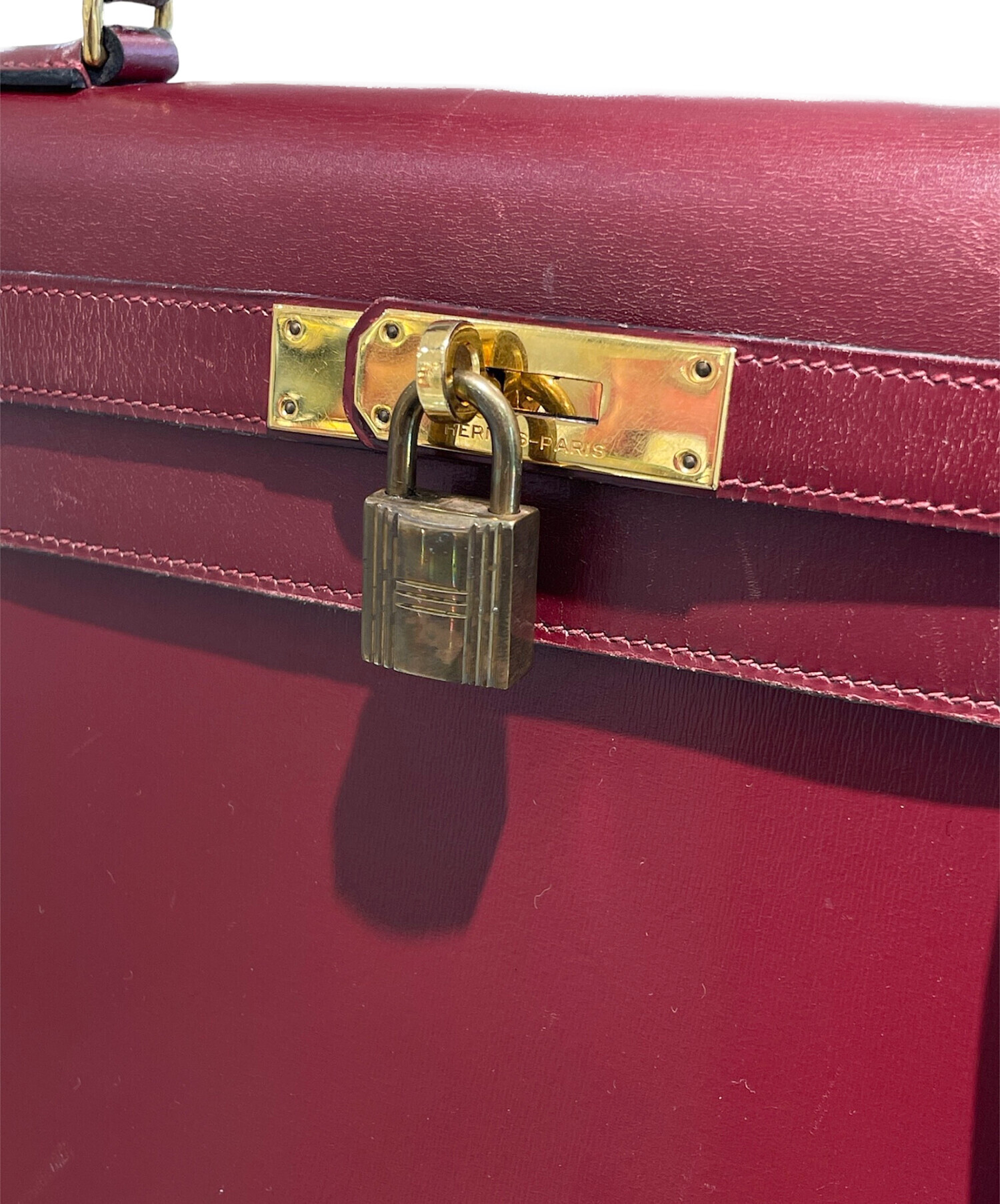 中古・古着通販】HERMES (エルメス) ケリー28 外縫い/ボックスカーフ