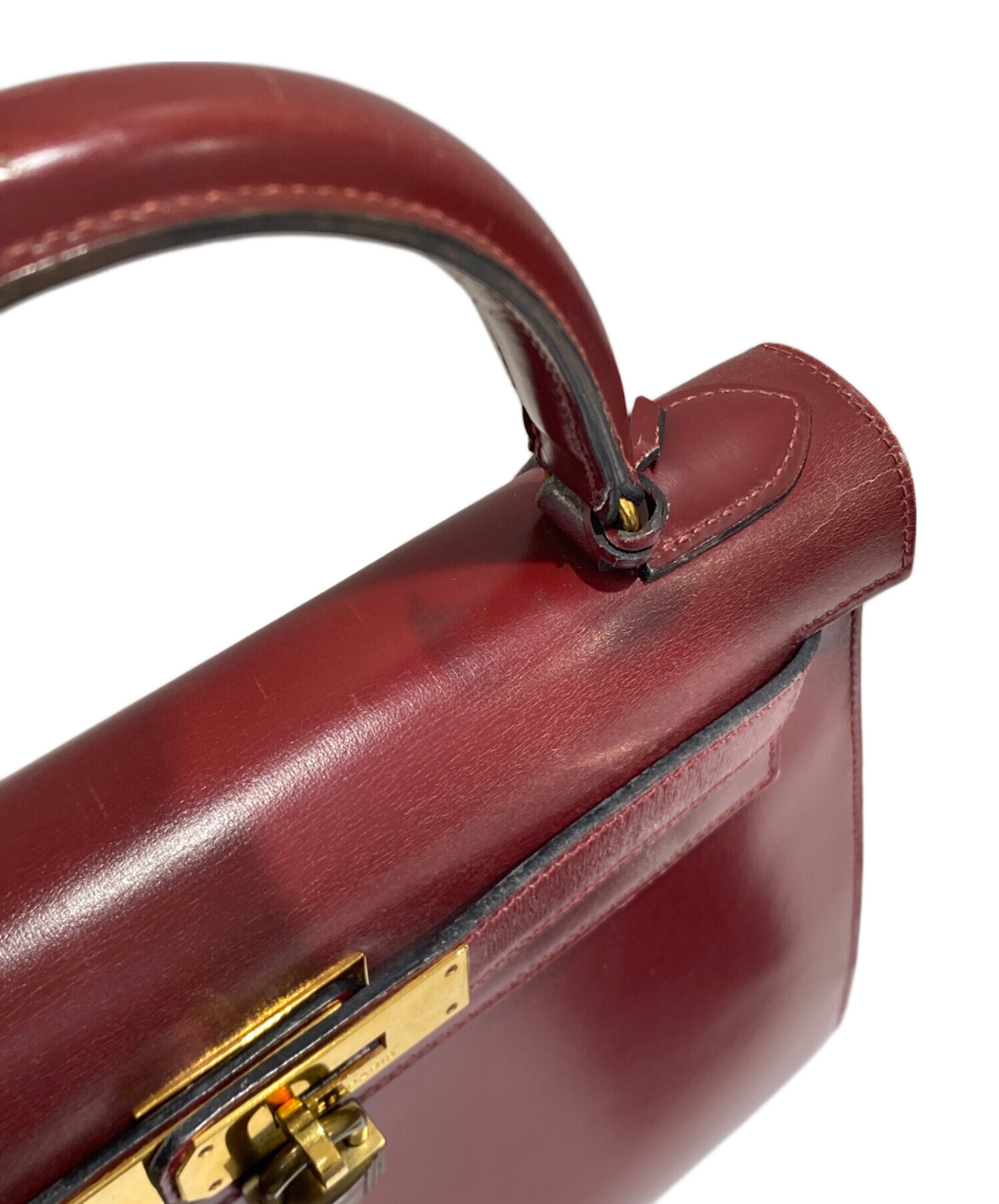 中古・古着通販】HERMES (エルメス) ケリー28 外縫い/ボックスカーフ
