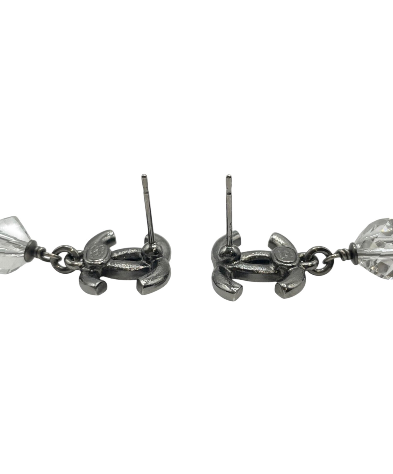 中古・古着通販】CHANEL (シャネル) ココマーク スターピアス シルバー