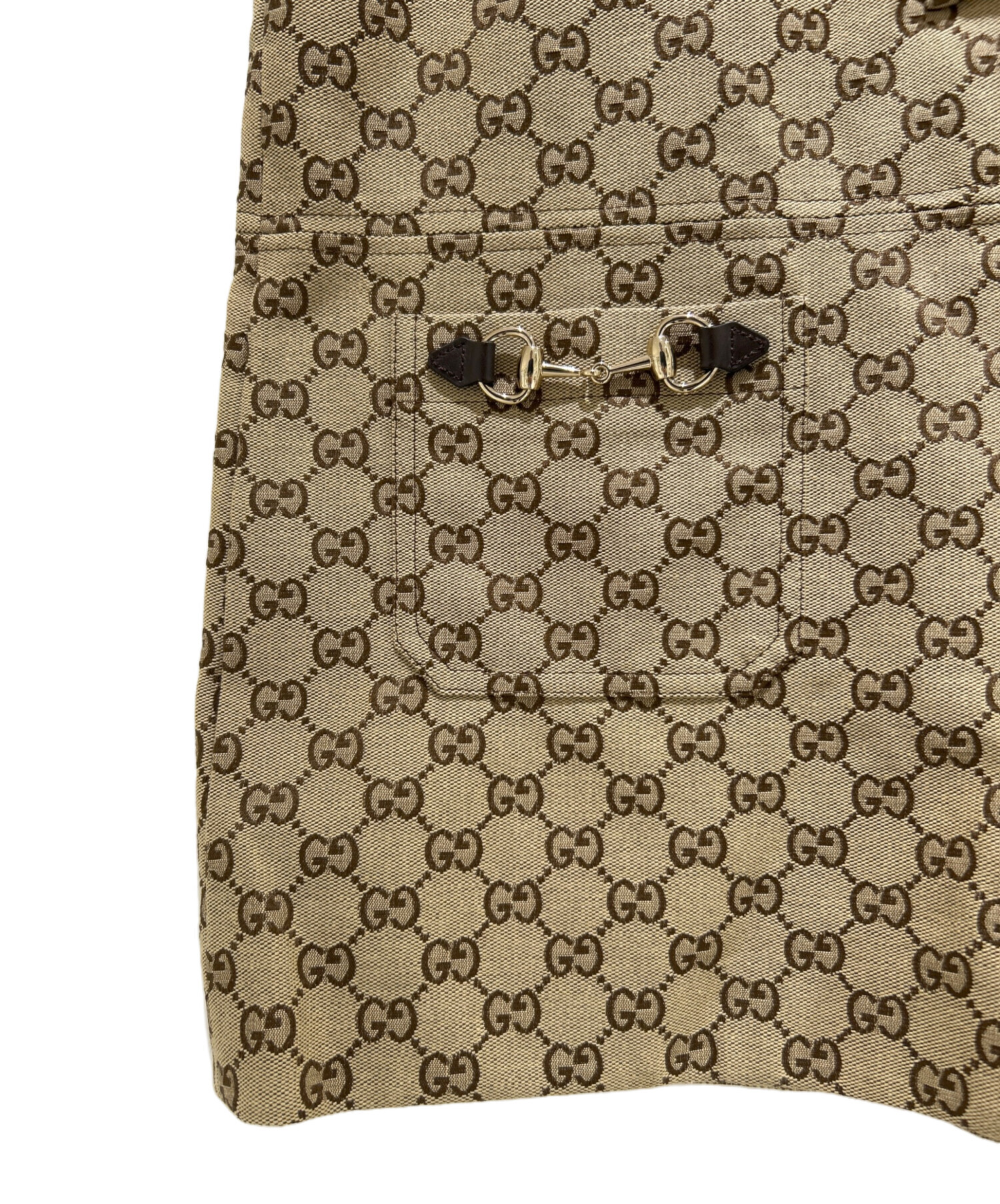 中古・古着通販】GUCCI (グッチ) GGスープリーム キャンバスサロペット