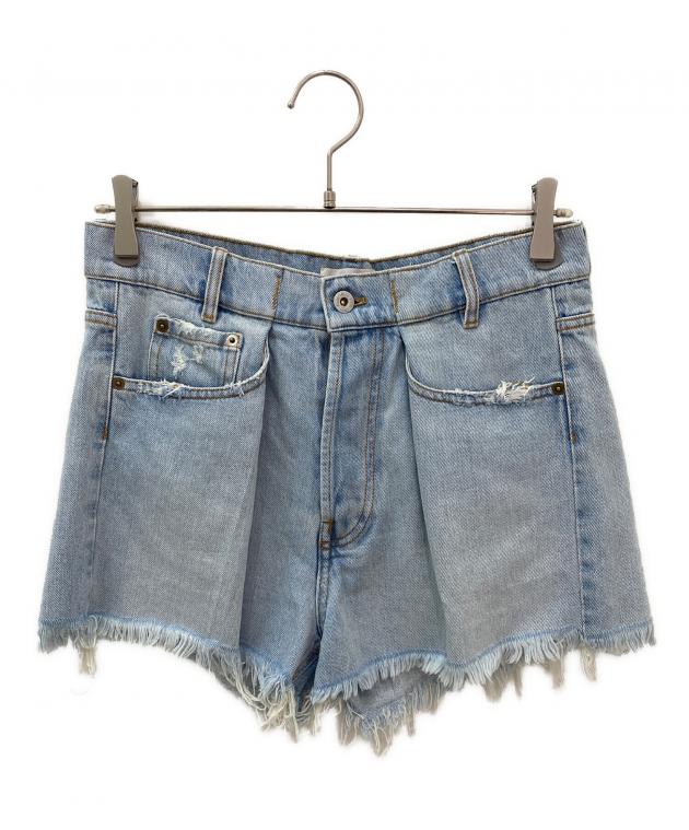 中古・古着通販】MIU MIU (ミュウミュウ) デニムショートパンツ