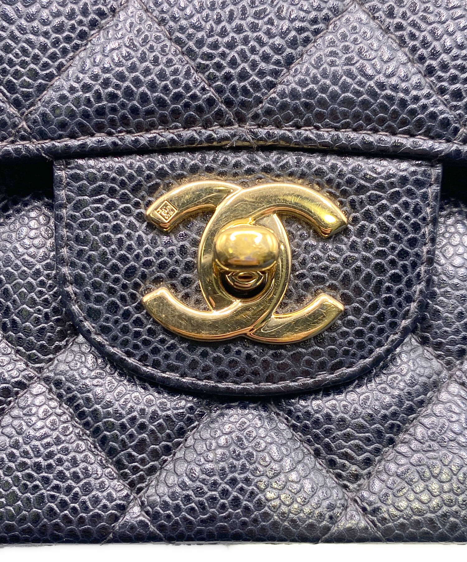 中古・古着通販】CHANEL (シャネル) Wフラップチェーンショルダー