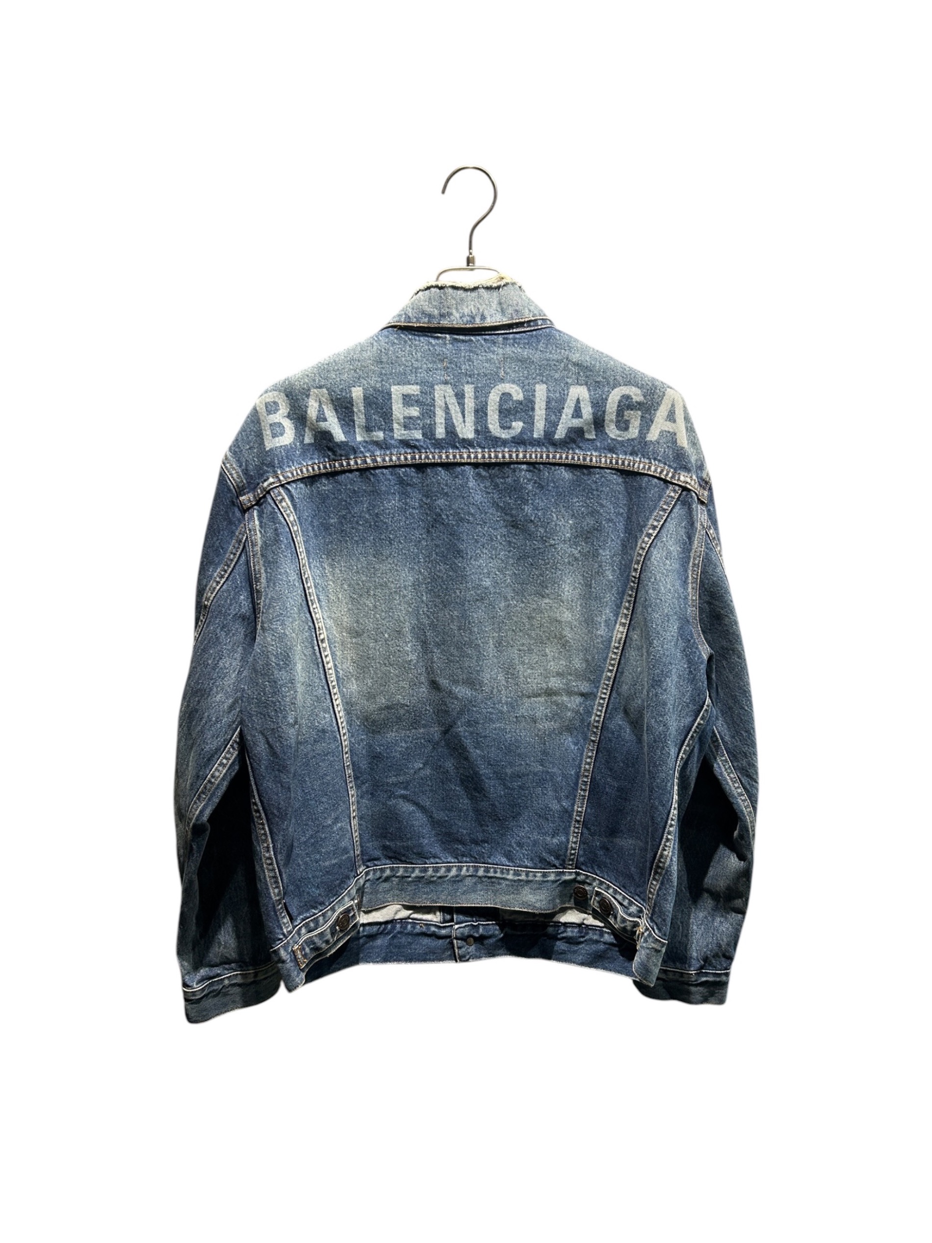 中古・古着通販】BALENCIAGA (バレンシアガ) ロゴデニムジャケット