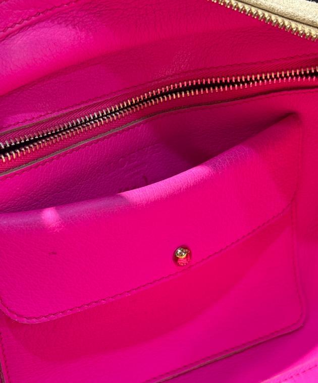 中古・古着通販】LOEWE (ロエベ) スウェードボストンバッグ ベージュ