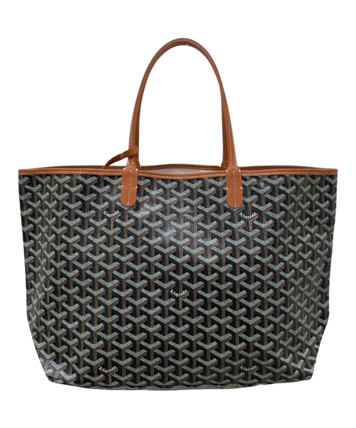 ゴヤール サン･ルイPM バッグ  【Aランク】【中古】 中古・古着通販】GOYARD (ゴヤール) サンルイPM トートバッグ ブラック