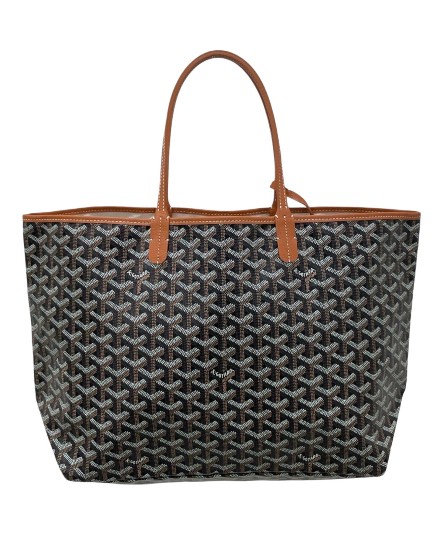 【中古】 GOYARD （ゴヤール） トートバッグ【専用です】 中古・古着通販】GOYARD (ゴヤール) サンルイPM トートバッグ ブラック