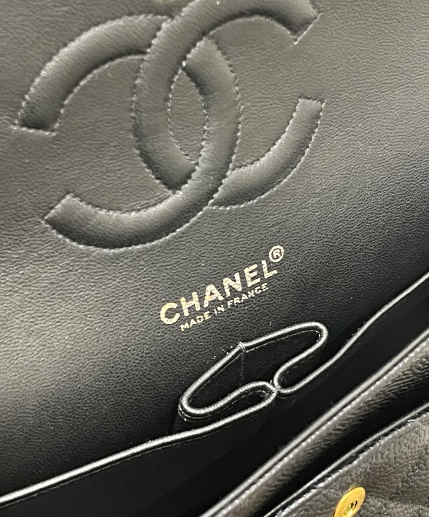 【5ge6325-h】シャネル ショルダーバッグ マトラッセ Wフラップ Wチェーン ラムスキン ブラック ゴールド金具【中古】レディース 楽天市場】【返品可】シャネル CHANEL マトラッセ Wフラップ Wチェーン