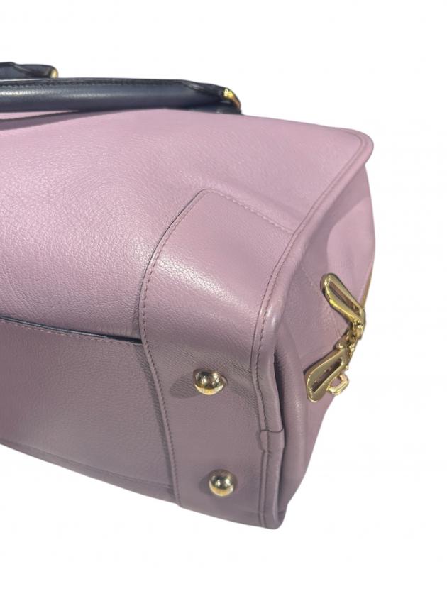 中古・古着通販】LOEWE (ロエベ) ボストンバッグ/アマソナ36 パープル