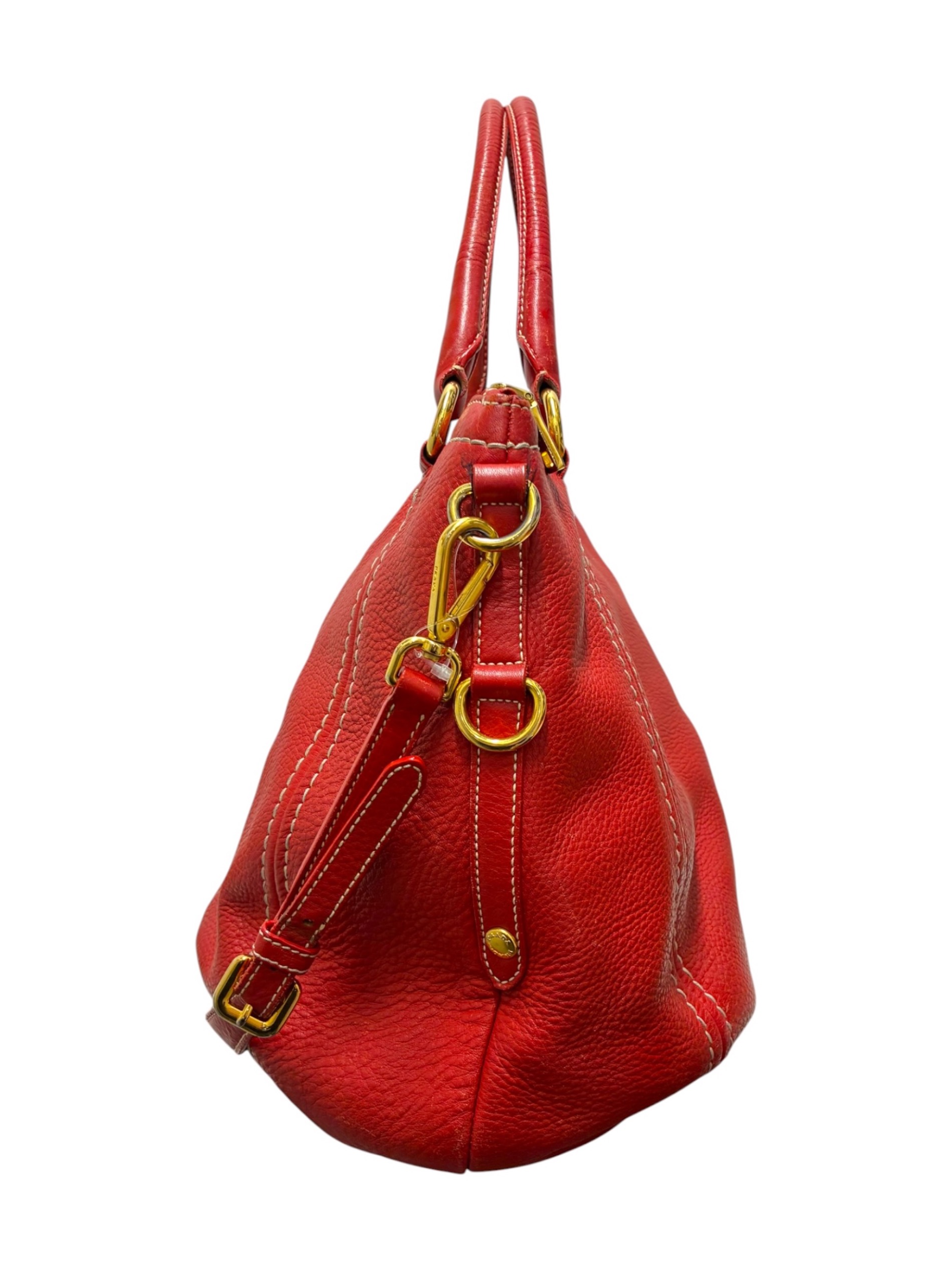 中古・古着通販】PRADA (プラダ) 2WAYショルダーバッグ レッド サイズ