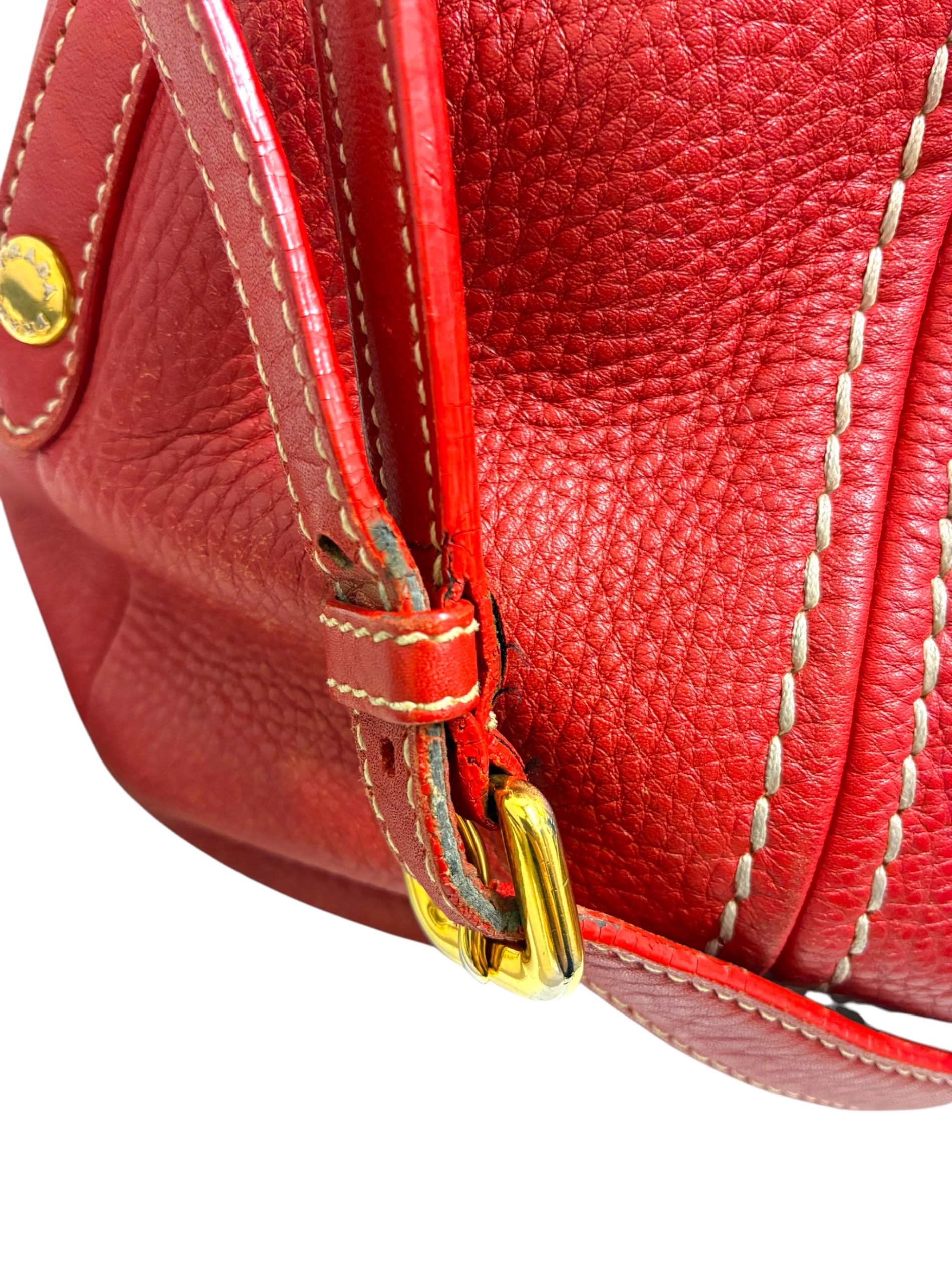 中古・古着通販】PRADA (プラダ) 2WAYショルダーバッグ レッド サイズ