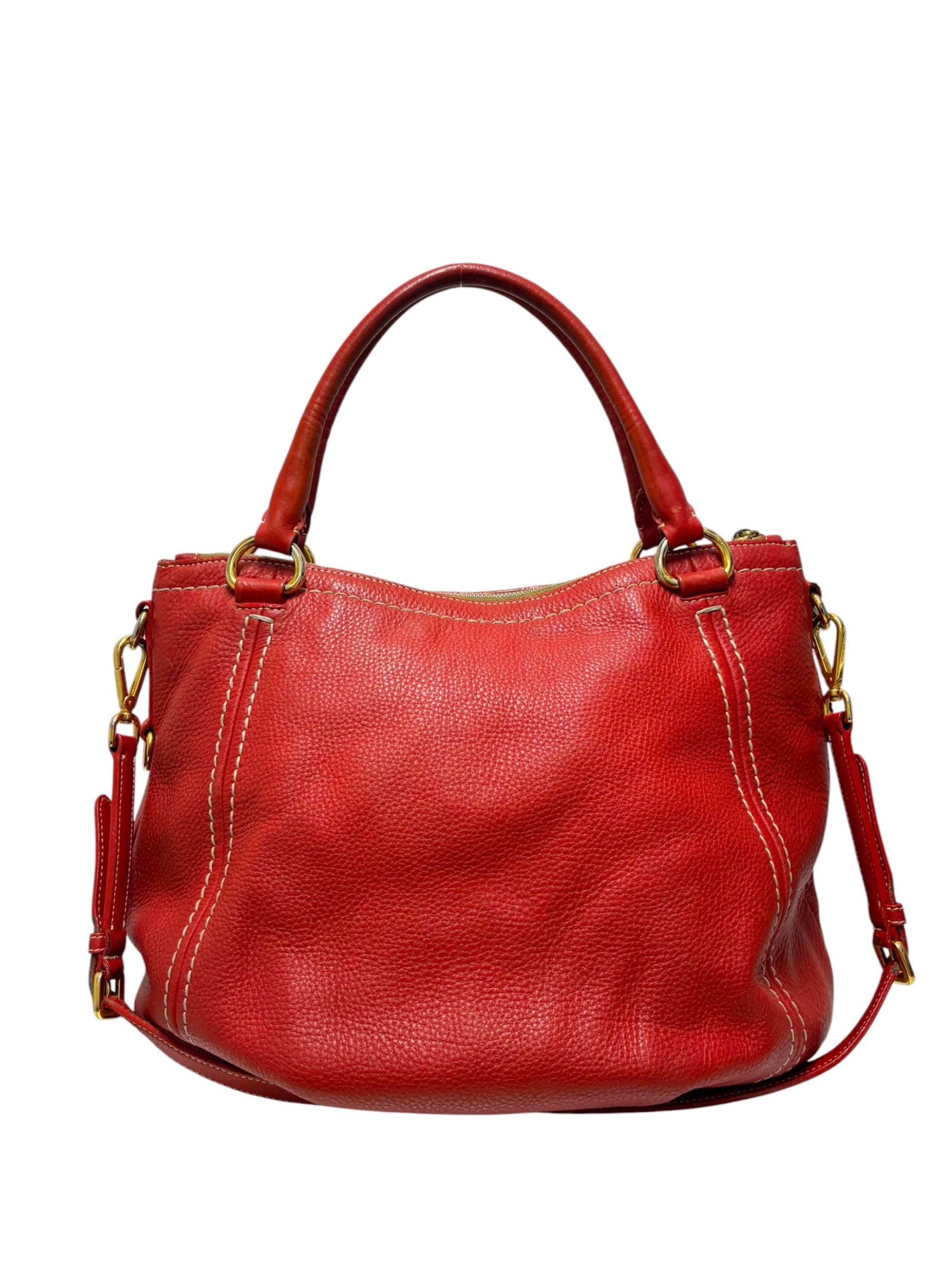 中古・古着通販】PRADA (プラダ) 2WAYショルダーバッグ レッド サイズ