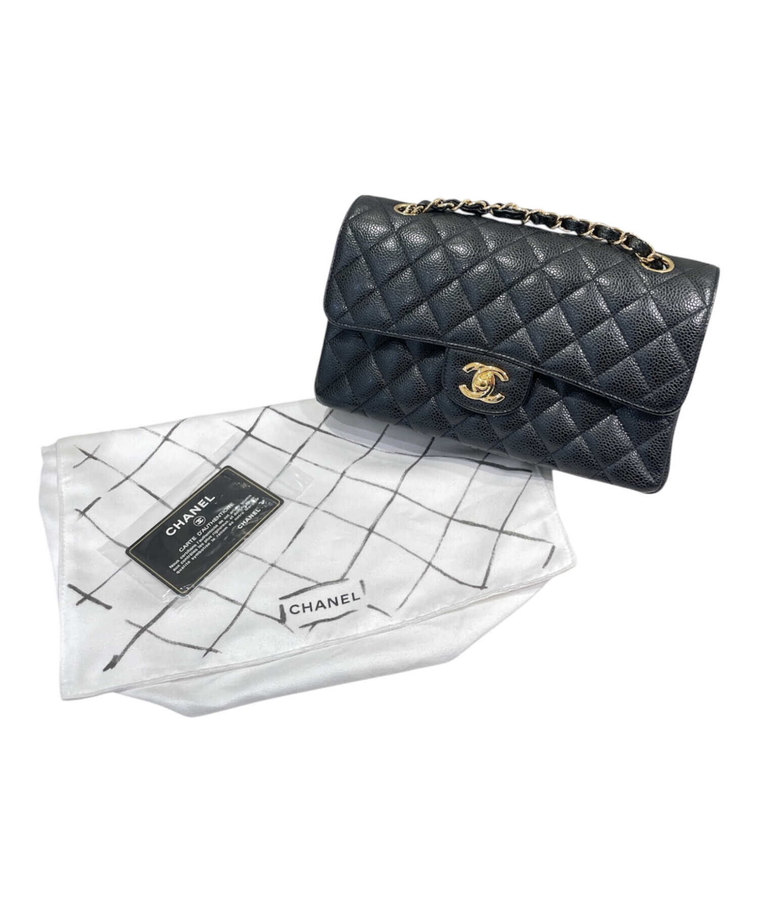 シャネル マトラッセ ショルダーバッグ レディース 【中古】 中古・古着通販】CHANEL (シャネル) マトラッセ23 Wフラップチェーン